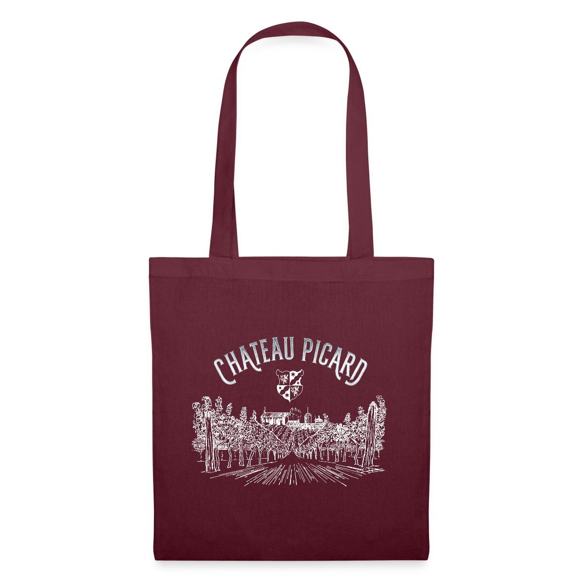 Spreadshirt Henkeltasche Star Trek Picard Chateau Picard Stoffbeutel (1-tlg)