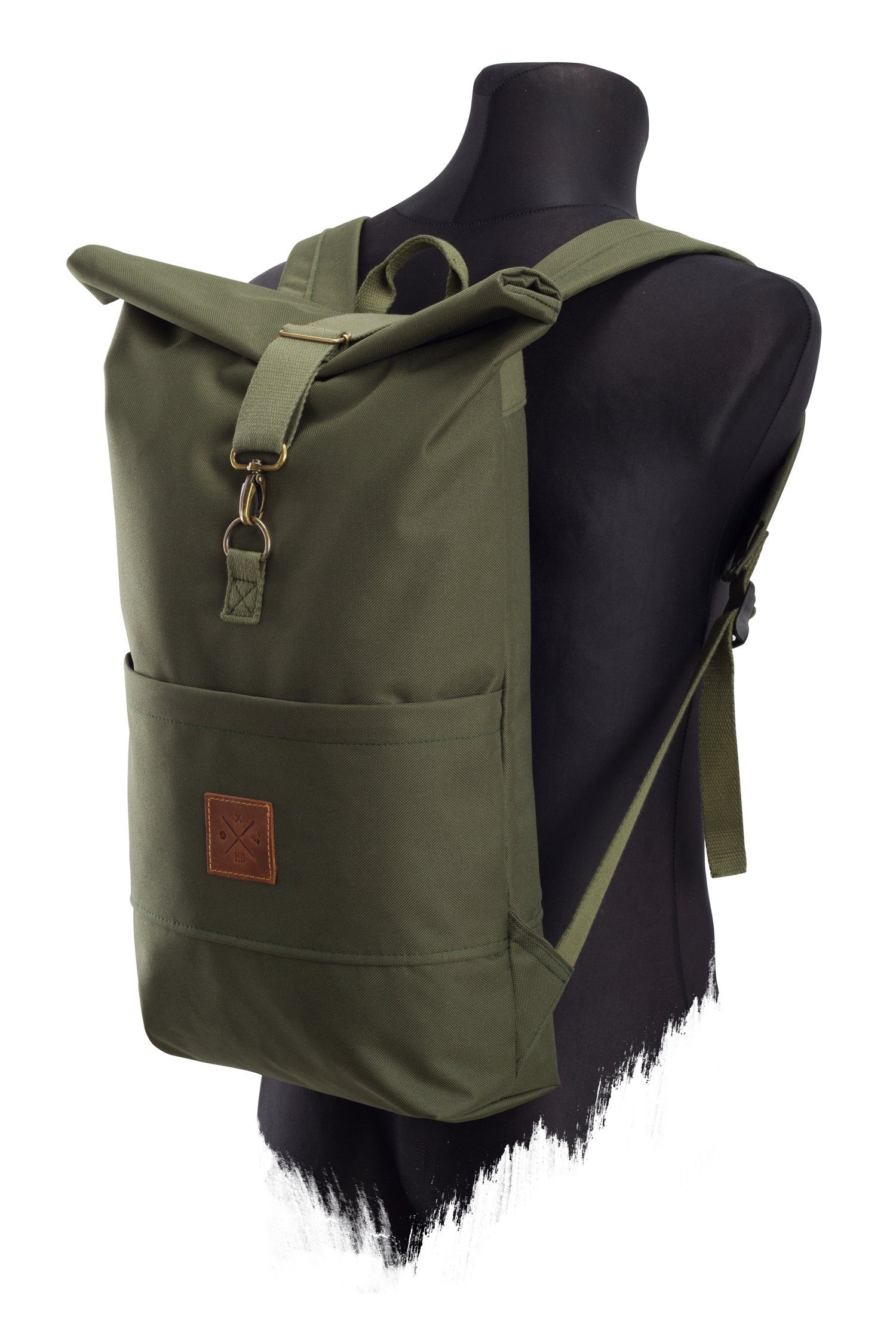 Manufaktur13 Tagesrucksack Roll-Top Backpack - Rucksack mit Rollverschluss, wasserabweisend