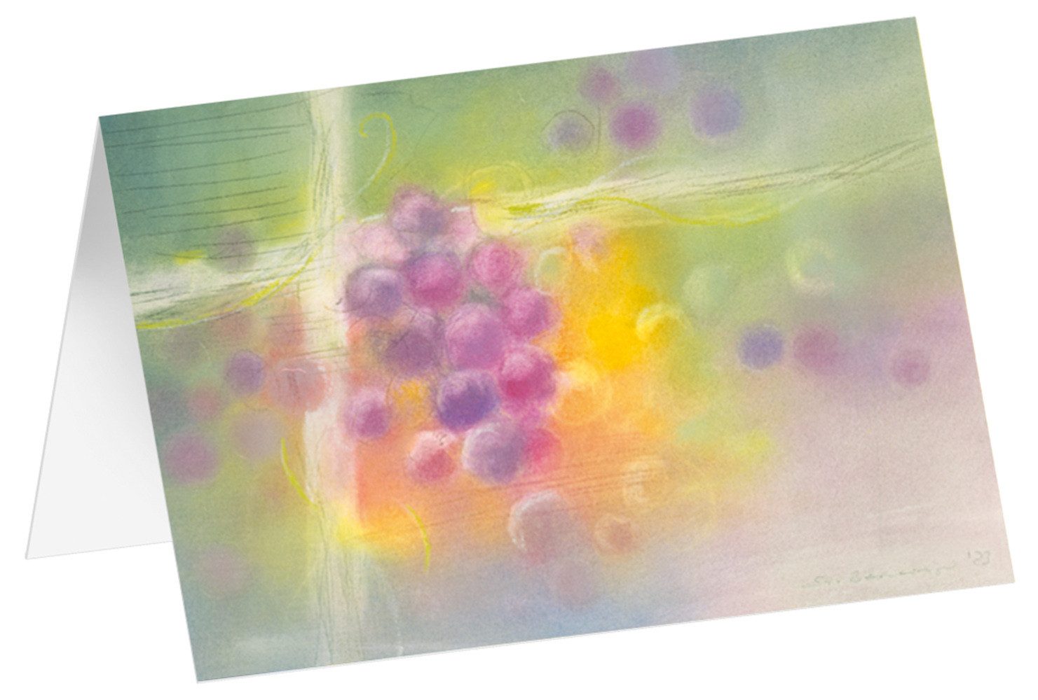 Adeo Services Klappkarte Kunstkarten im Schmuckkarton: Segenswünsche