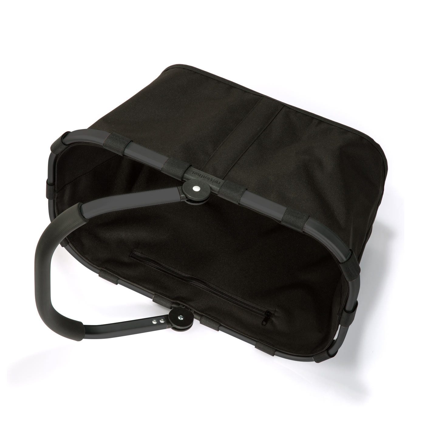REISENTHEL® Einkaufskorb carrybag, 22 l, Standfüße, ummantelter Griff zum Umklappen, Innentasche Reißverschluss