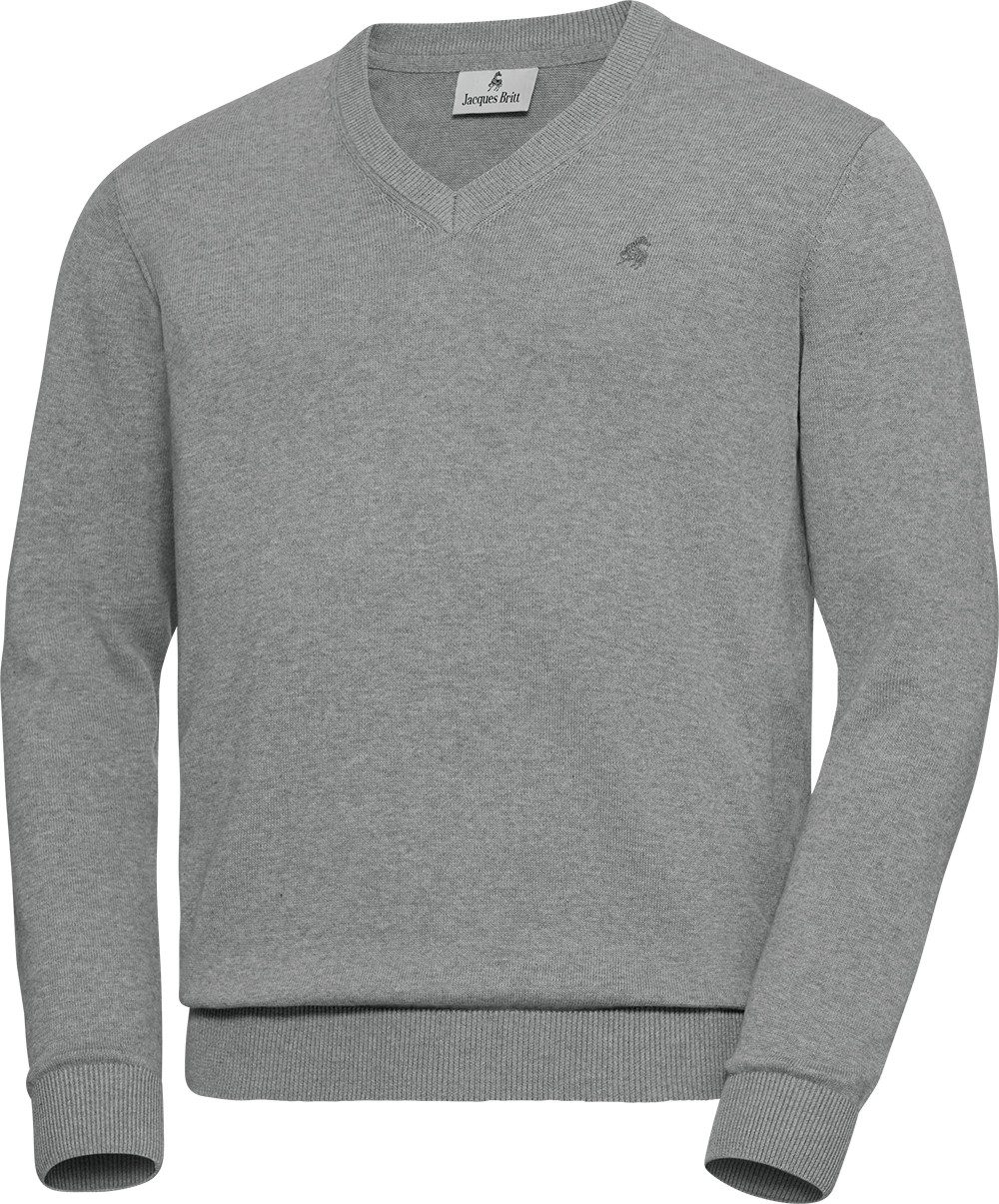 Jacques Britt V-Ausschnitt-Pullover Besonders angenehmes Tragegefühl dank 1 günstig online kaufen