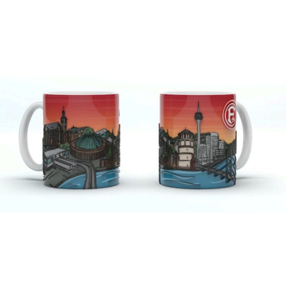 Fortuna Düsseldorf Becher Fortuna Düsseldorf Tasse "Skyline Relief"