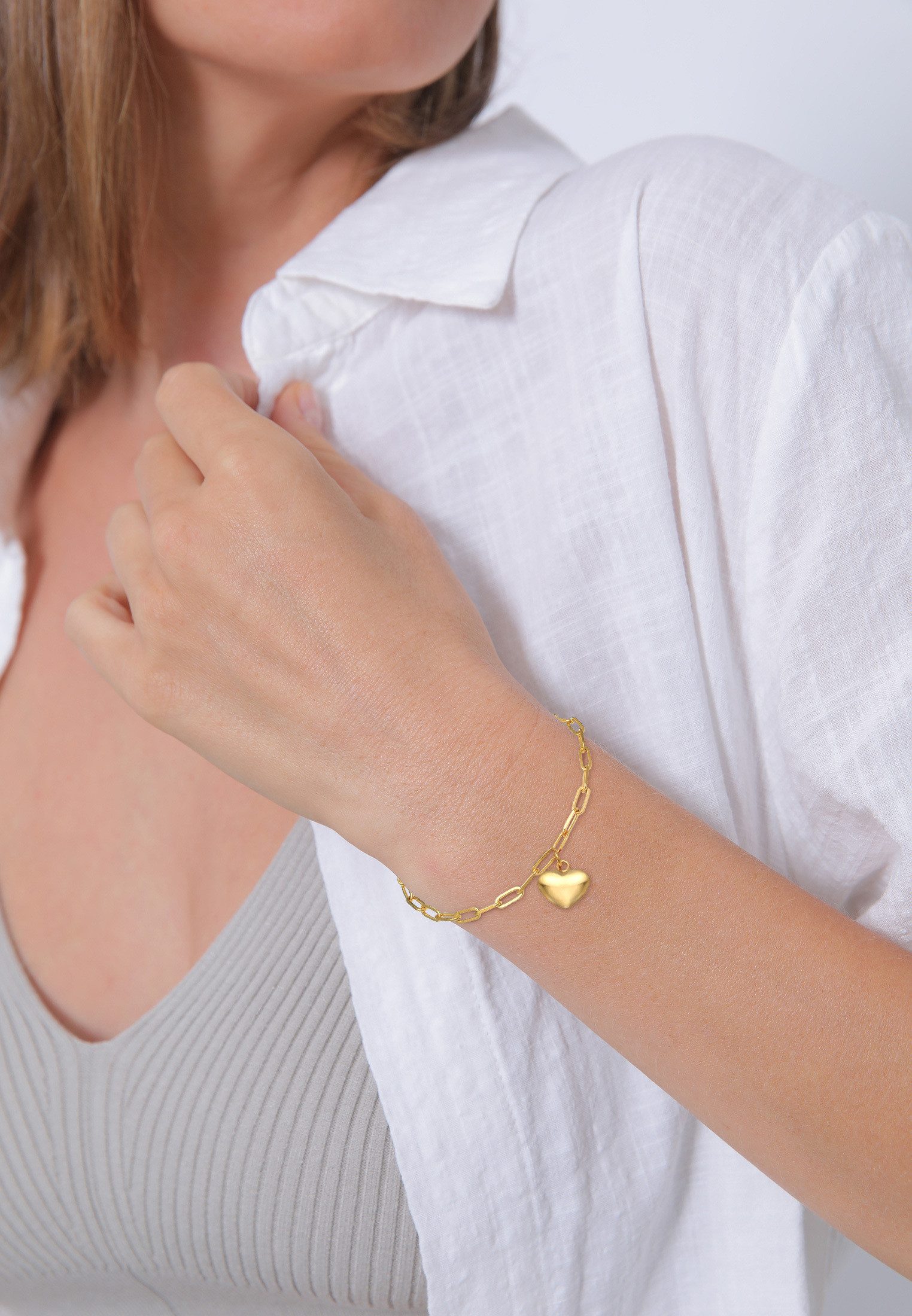 Elli Armband Herz Liebe Trend Romantik 925 Silber – Bild 5 von 5