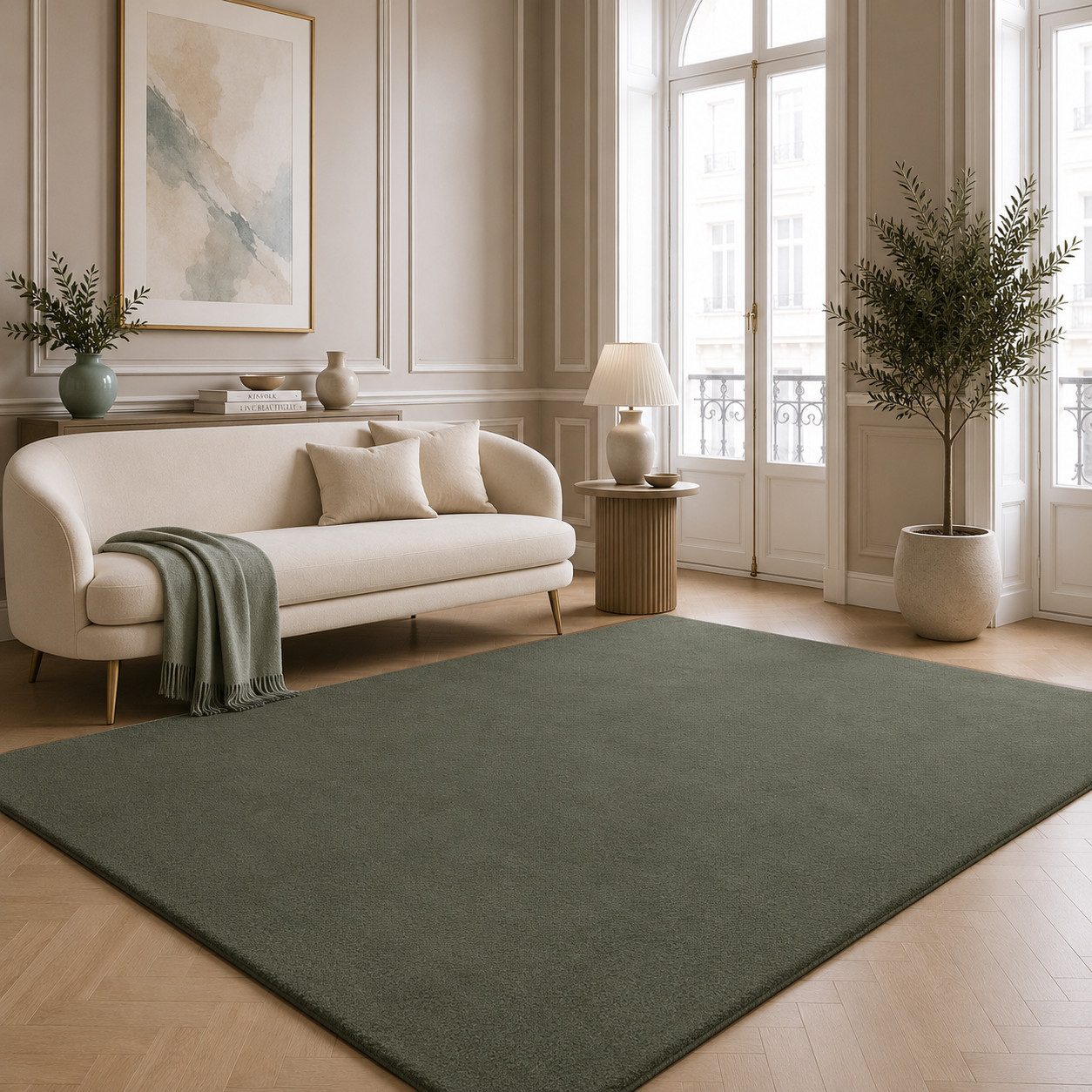 the carpet Teppich kuschelig & Super Soft, Anti-Rutsch Unterseite, rechteckig, Höhe: 16 mm, Waschbar bis 30 Grad, Felloptik, Wohnzimmer Teppich, Kundenliebling