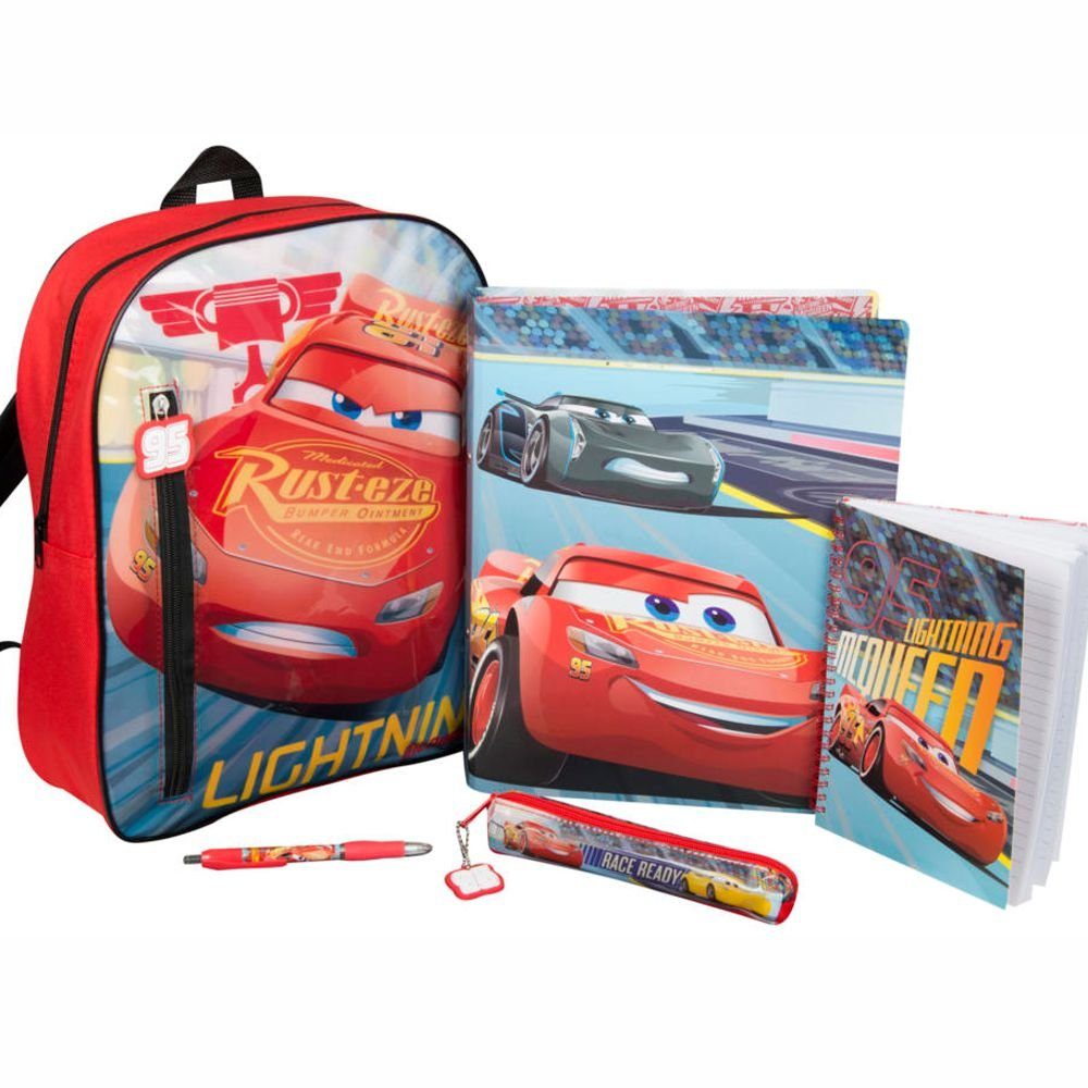 Schul-Zubehör Kinder Cars Gefüllter Rucksack Cars Disney Tasche Disney mit Kinderrucksack