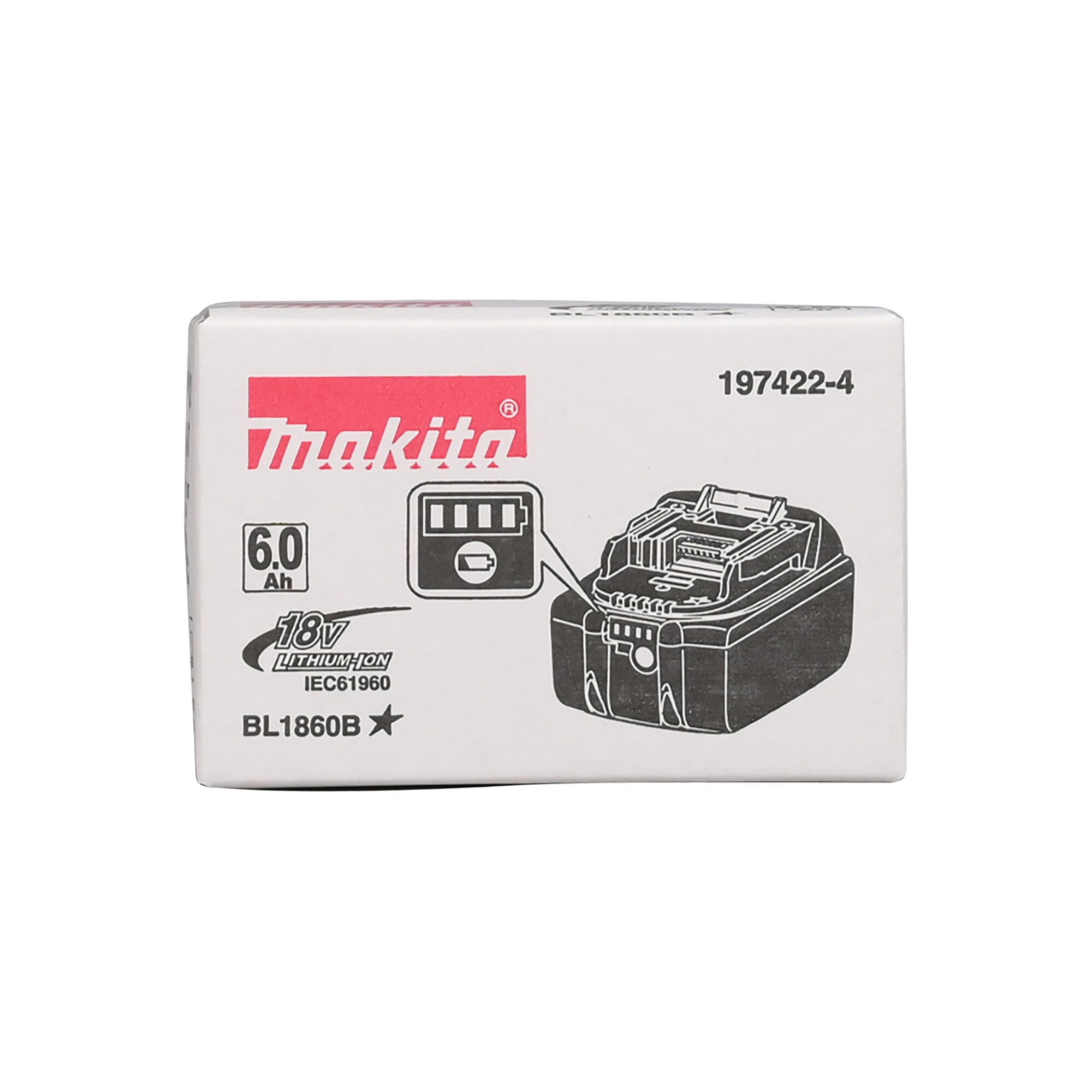 Makita Makita Akku-BL1860B Li 18,0V 6.0Ah Akkupacks