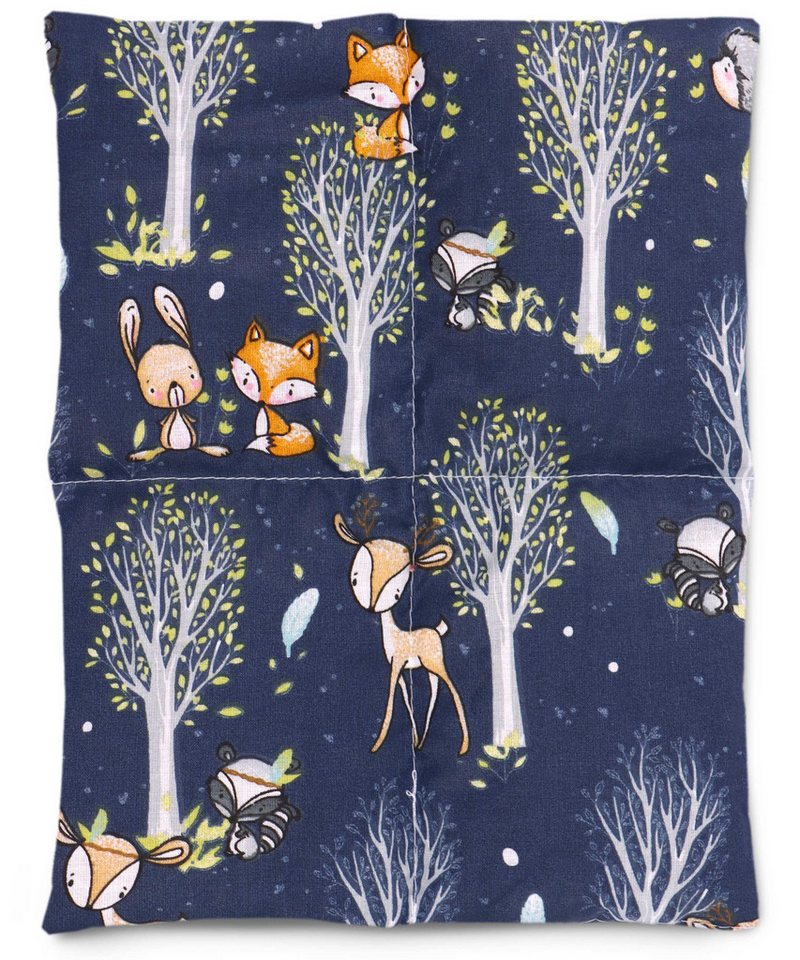 Amilian Kirschkernkissen für Mikrowelle 30x23 cm - Wärmekissen Kältekissen Baby Kinder, Füllung: 100% Kirschkerne, Wärmekompresse - Kirschkernkissen Nacken Schulter, Körnerkissen für Wärme- und Kälteanwendungen