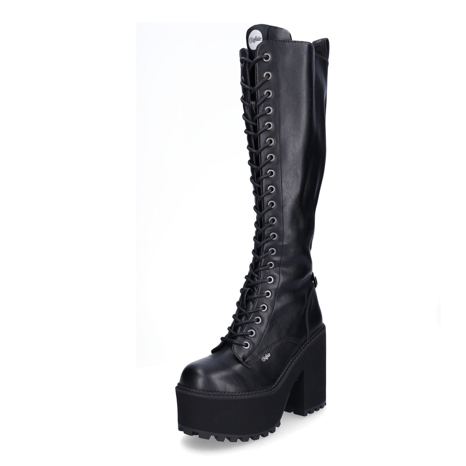 Buffalo Buffalo Damen Stiefel Killah Lace Up Hi schwarz Stiefel