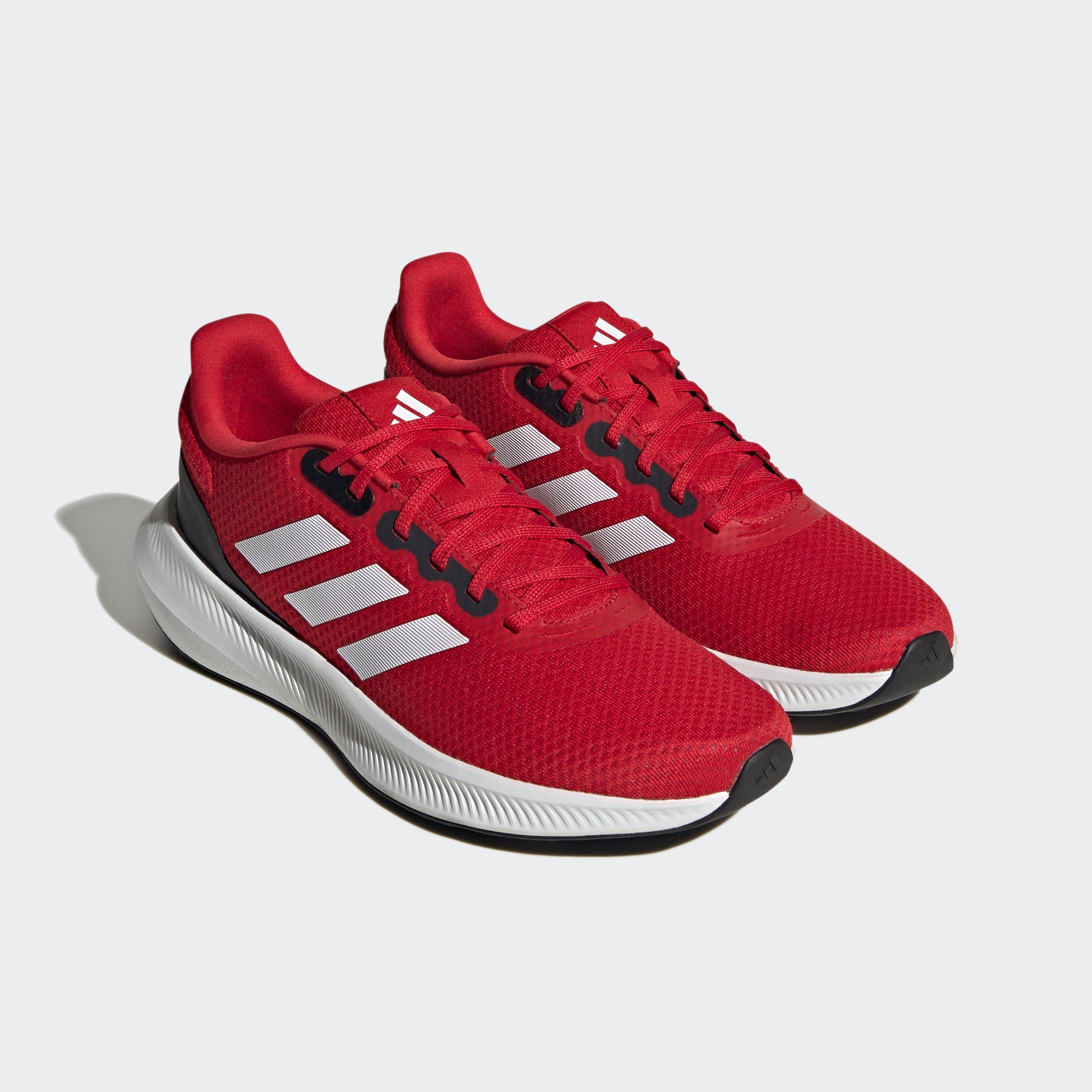 adidas Performance RUNFALCON 3 Laufschuh Better Scarlet / Cloud White / Core Black