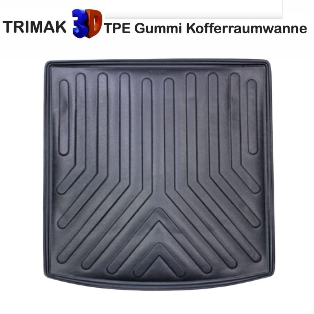 Trimak Passform-Fußmatten Oder Kofferraumwanne Oder Set kompatibel für Seat Tarraco, Seat Tarraco 2018-2024 für 5 Sitzer Kofferraummatte TPE Antirutsch