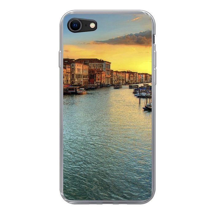 MuchoWow Handyhülle Venedig am Abend Handyhülle Apple iPhone SE (2020) Smartphone-Bumper Print Handy
