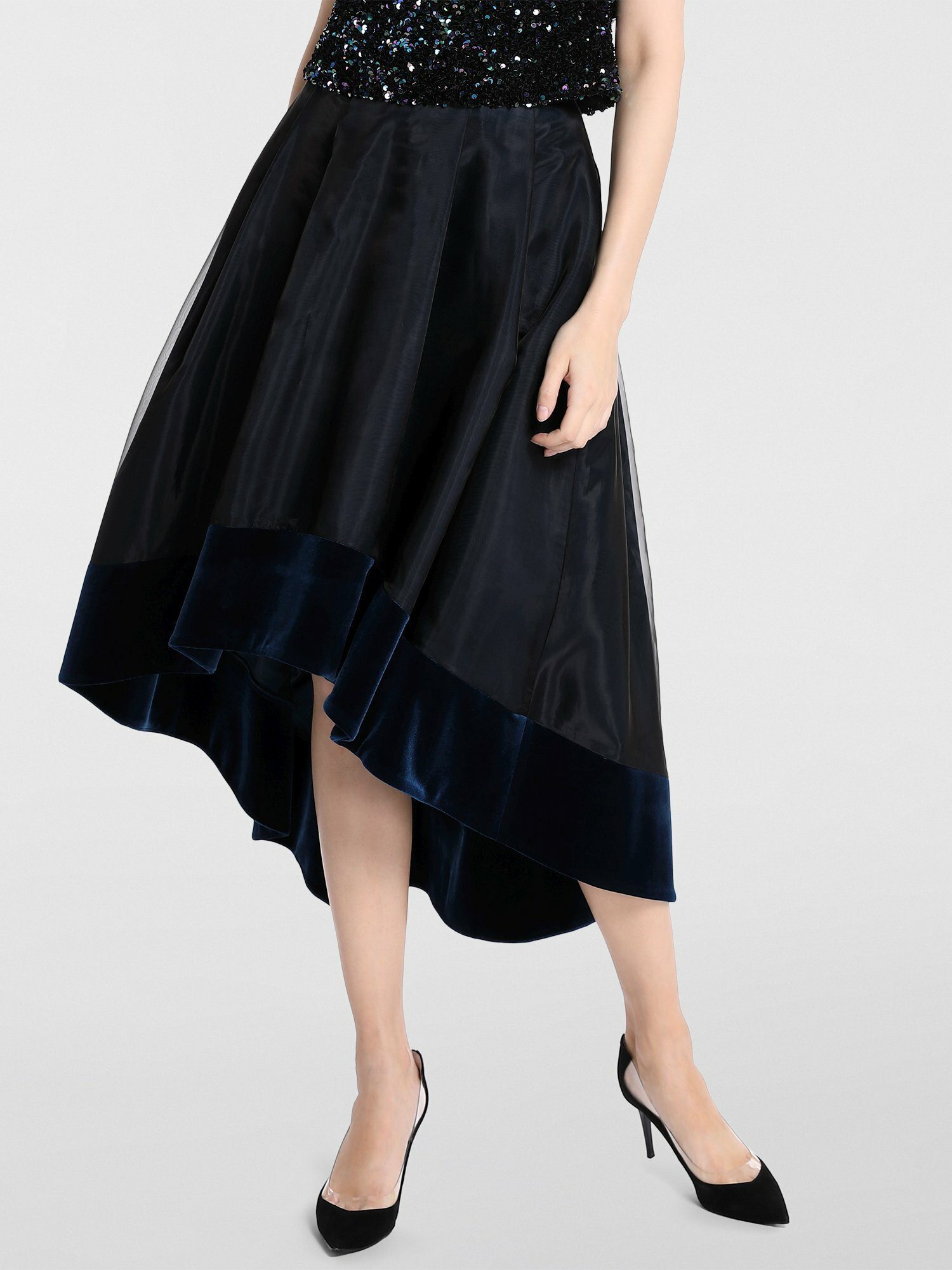 Apart A-Linien-Rock »Abendrock«, ROCK Damen: weiter Schnitt im Swing Kleid Look online kaufen | OTTO