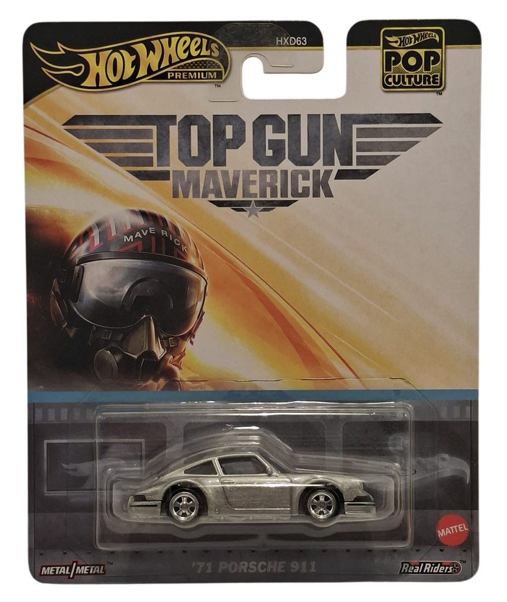Hot Wheels Spielzeug-Auto Mattel Hot Wheels Premium Top Gun Maverick 1971 Porsche 911 Modellauto