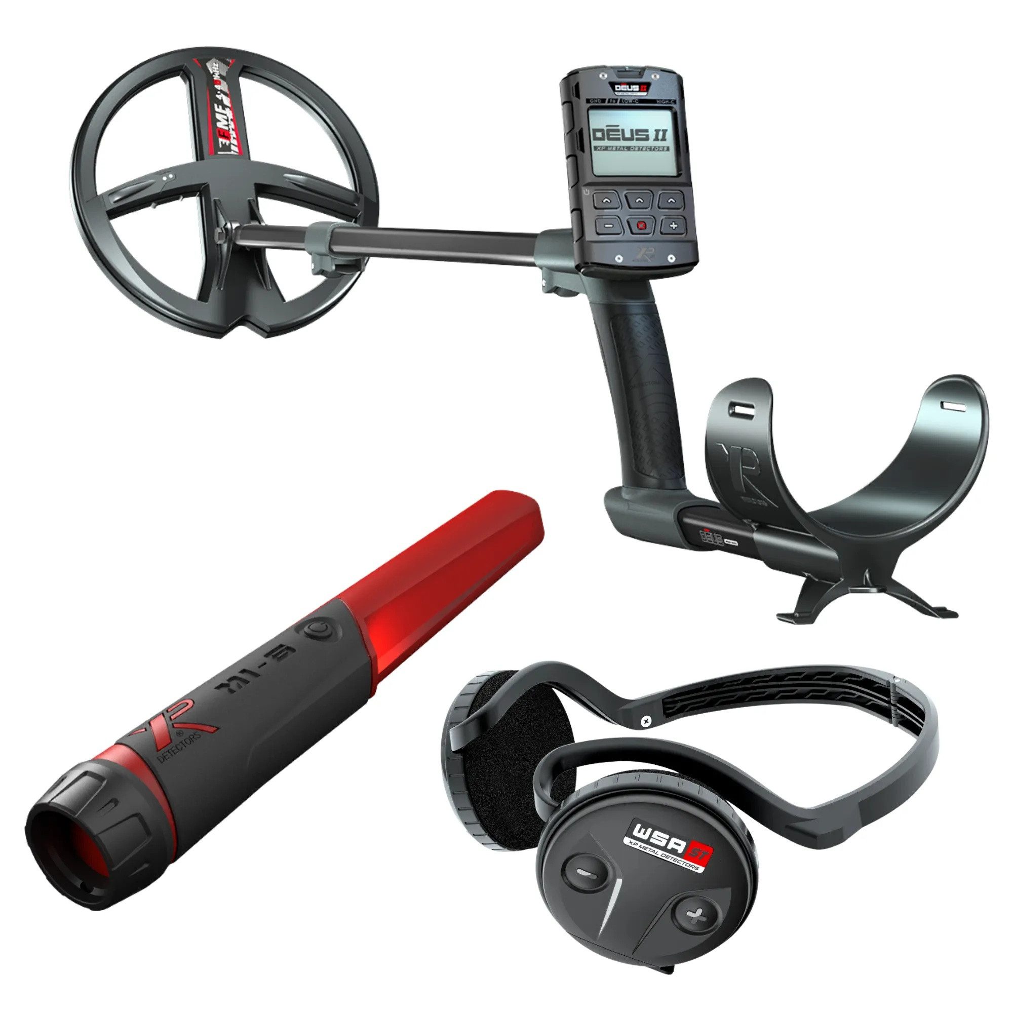 XP Metal Detectors Metalldetektor XP DEUS 2 II 22 FMF RC WSA ST Metalldetektor, 22cm Spule, + Gratis Mi6 Pinpointer