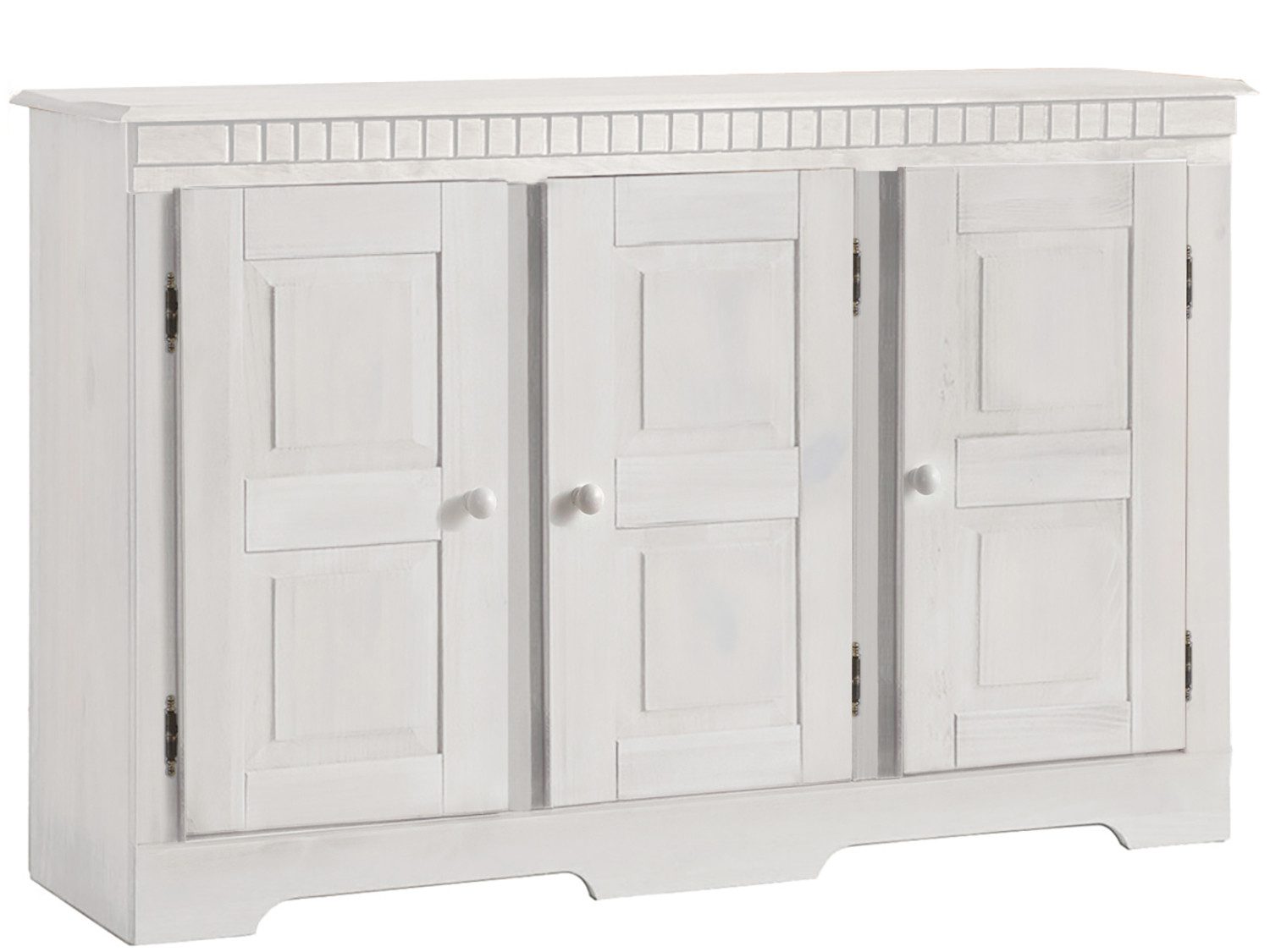 loft24 Sideboard Lichi, Anrichte Schrank Wohnzimmer, Kiefer, Landhausstil