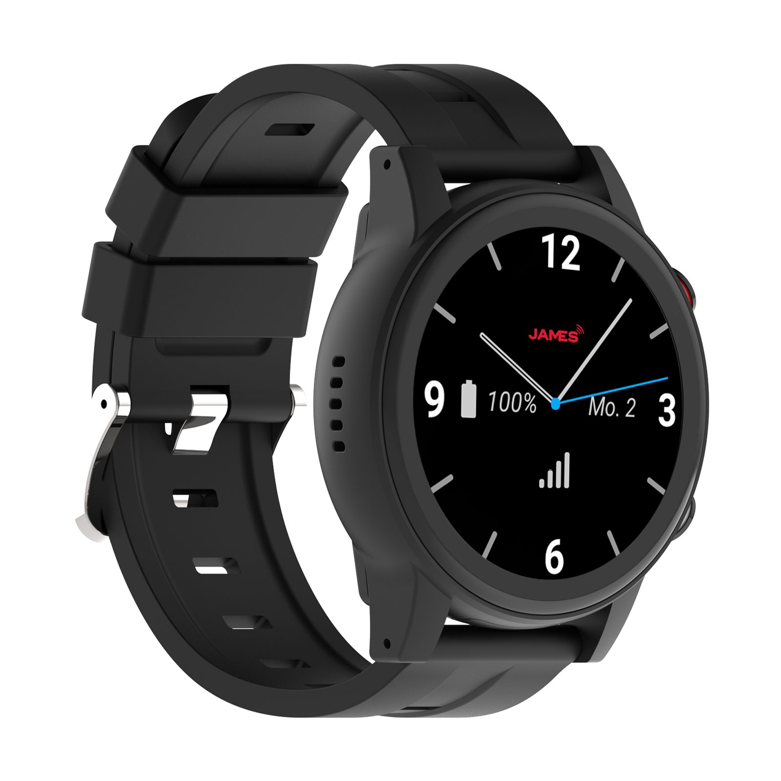 james R9 Seniorenuhr Gesundheitsuhr Fitnessuhr Notrufuhr mit SOS Knopf Smartwatch