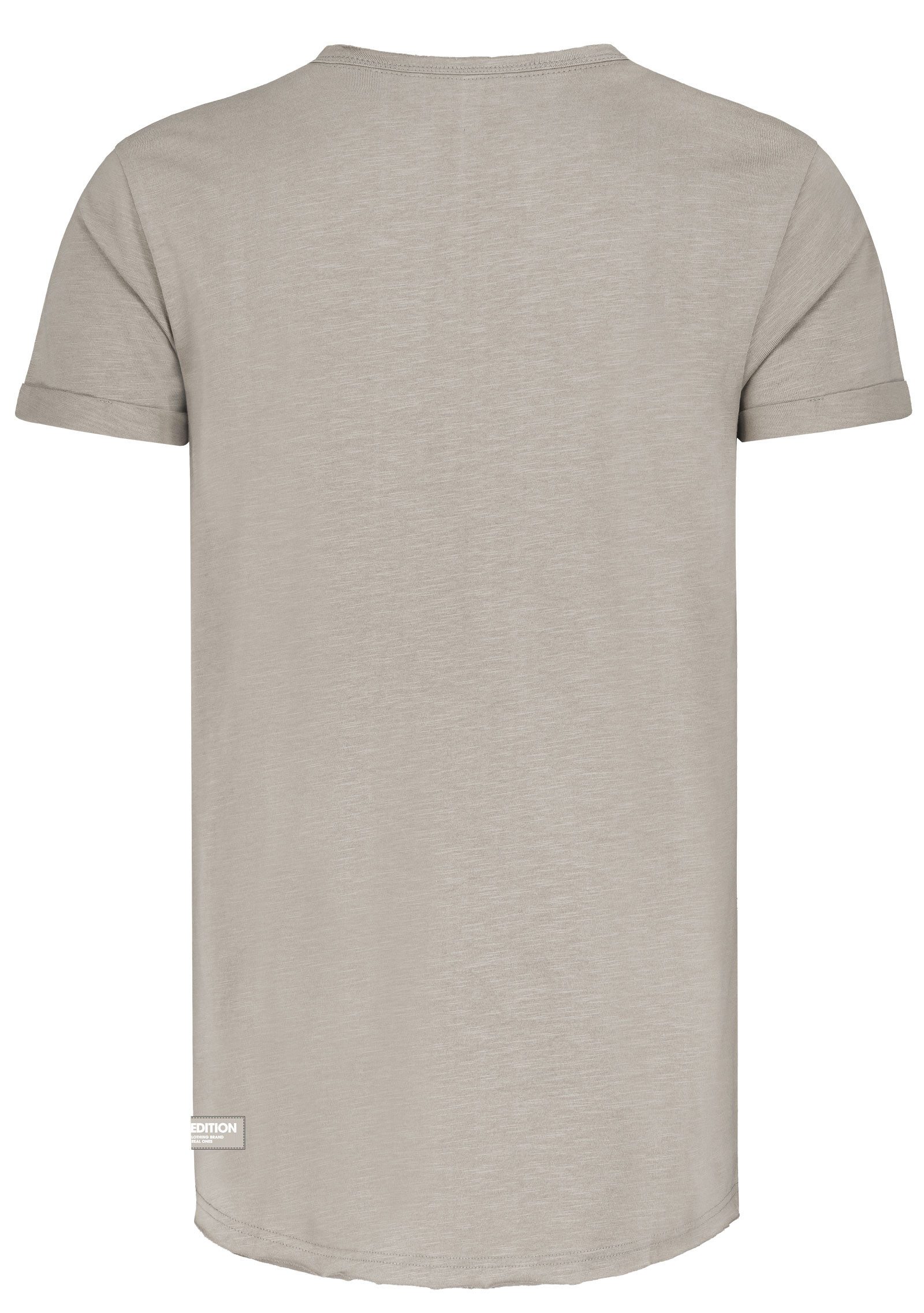 SUBLEVEL T-Shirt Herren Shirt Long Shaped lang geschnitten schwere Qualität günstig online kaufen