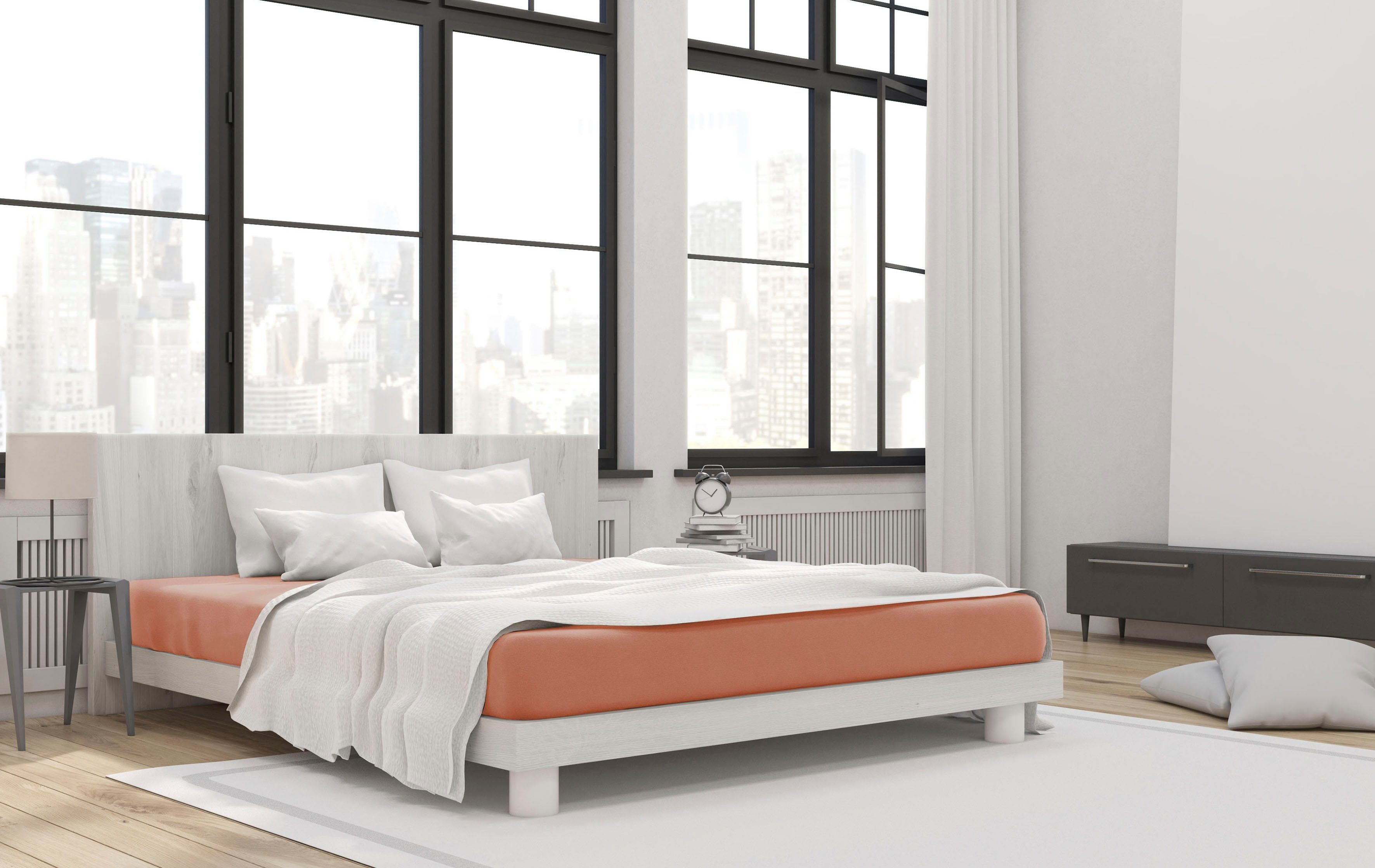 Primera Spannbettlaken "Mako-Feinjersey Spannbetttuch" Geeignet für Standar günstig online kaufen