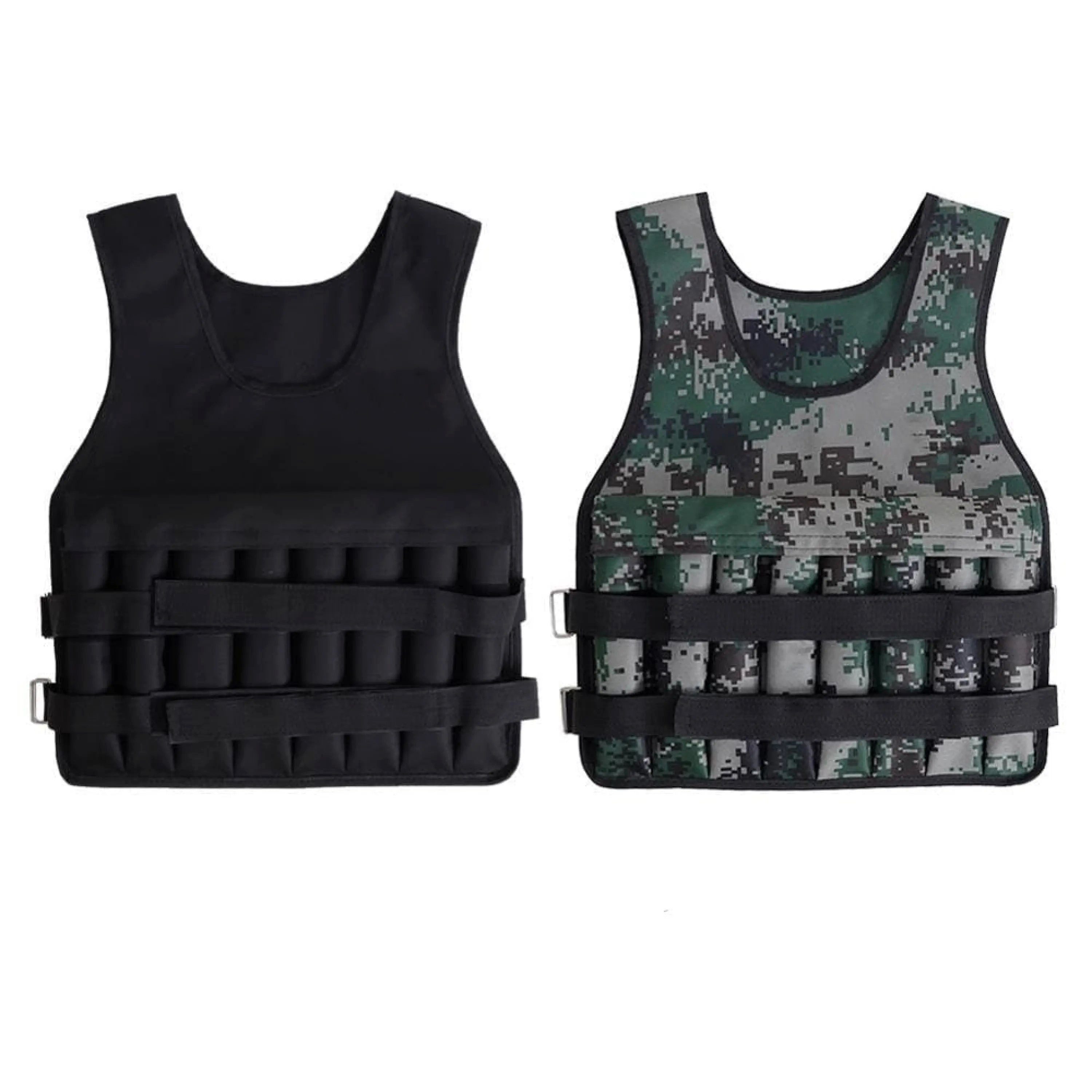 Sport-Knight® Gewichtsweste Trainings-Gewichtsweste 20kg, individuell befüllbare Gewichtsbeutel