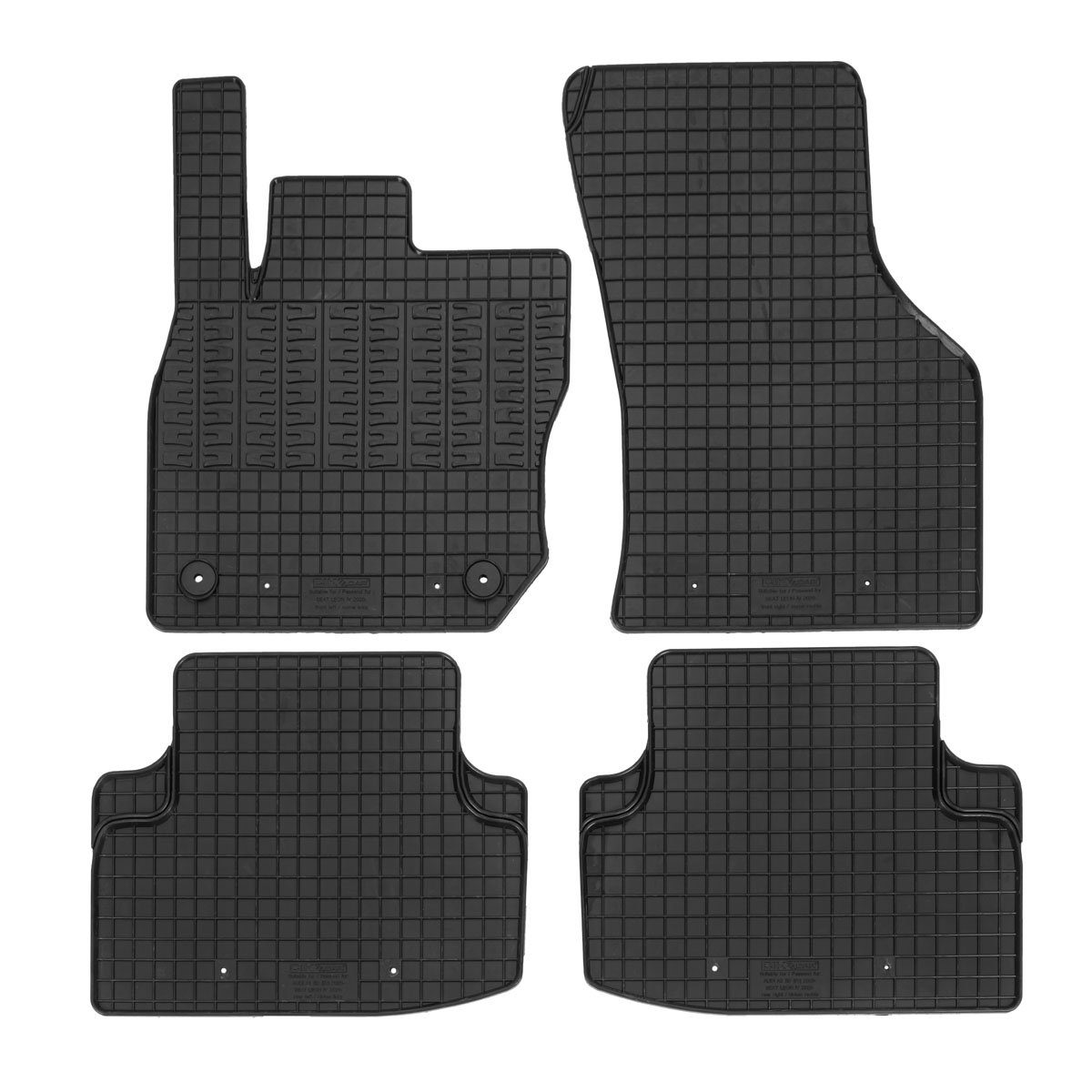 AZUGA Auto-Fußmatten Gummi-Fußmatten passend für Seat Leon Mild-Hybrid ab 4/2020, für Seat Leon ST (Sportstourer),5-türer Schrägheck