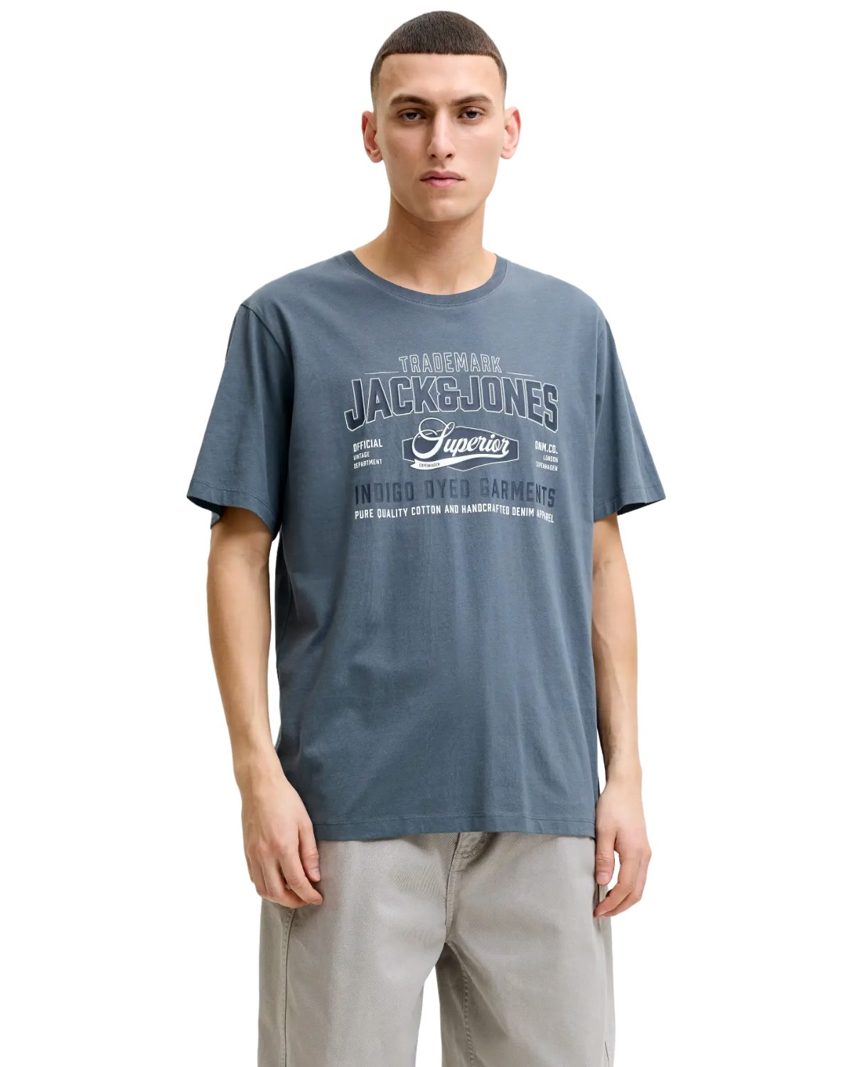 Jack & Jones Print-Shirt Bedrucktes T-Shirt aus Baumwolle (5er-Pack)