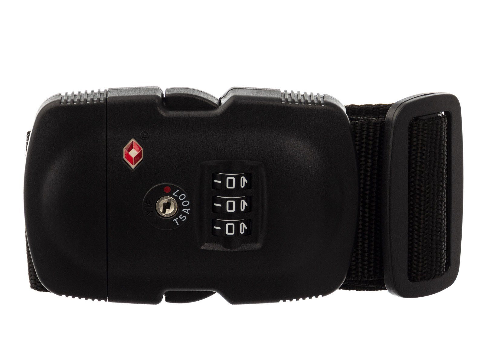 Franky Koffergurt Koffergurt Zahlenschloss KG1+TSA, (1-tlg), TSA Schloss