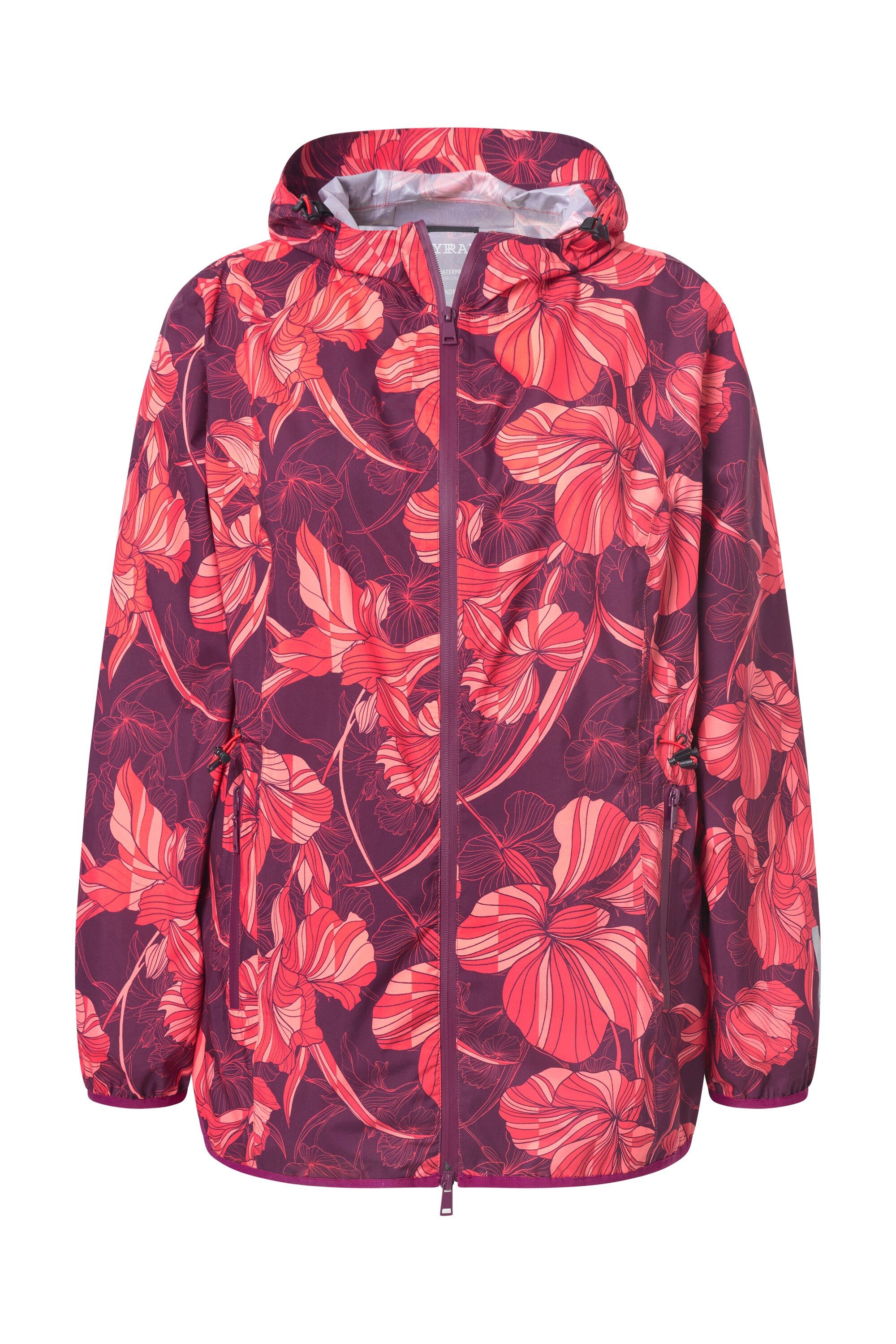 Ulla Popken Funktionsjacke Regenjacke leicht wasserdicht Kapuze günstig online kaufen