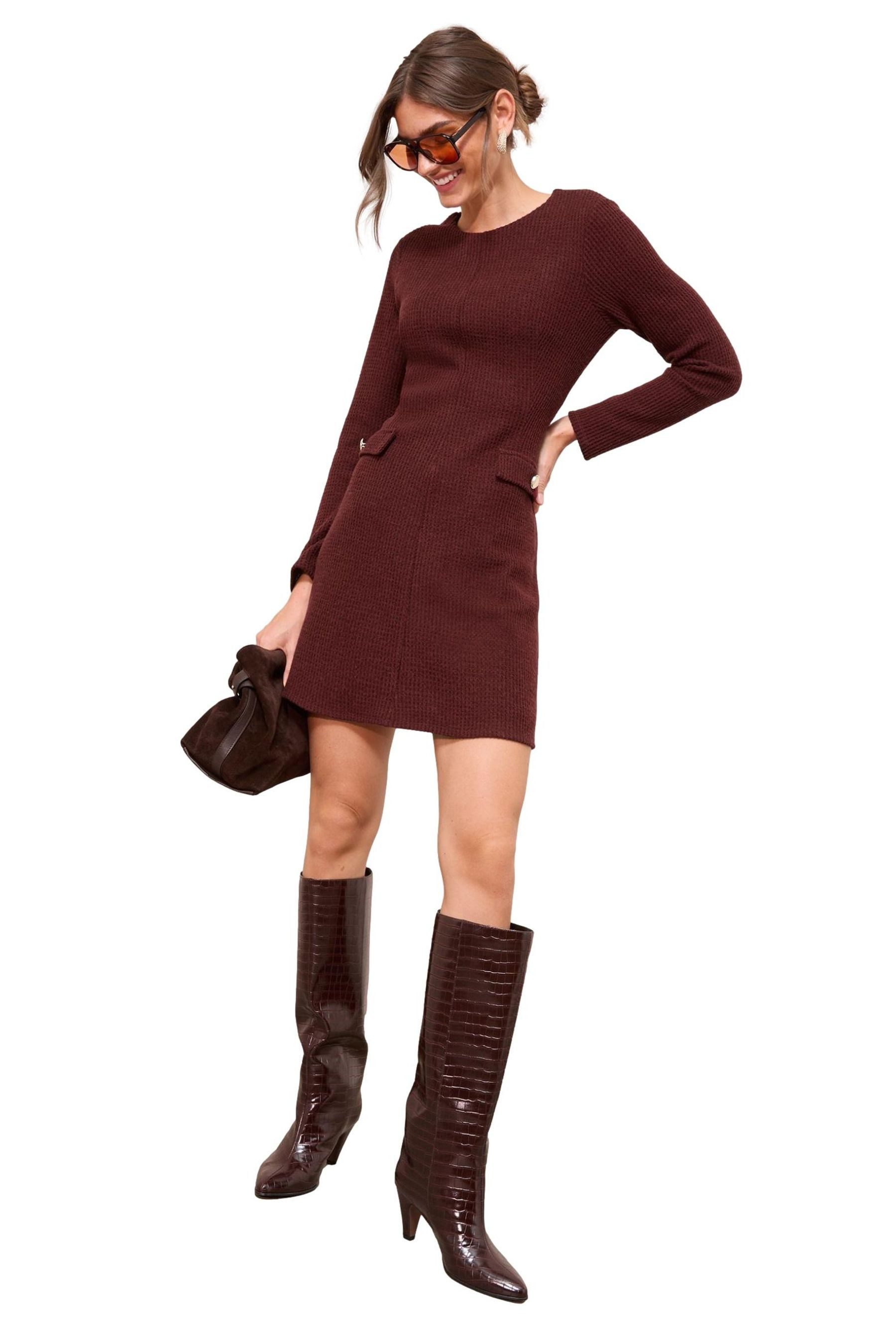 Friends Like These Minikleid Friends Like These Langärmliges Minikleid, Petite (1-tlg)