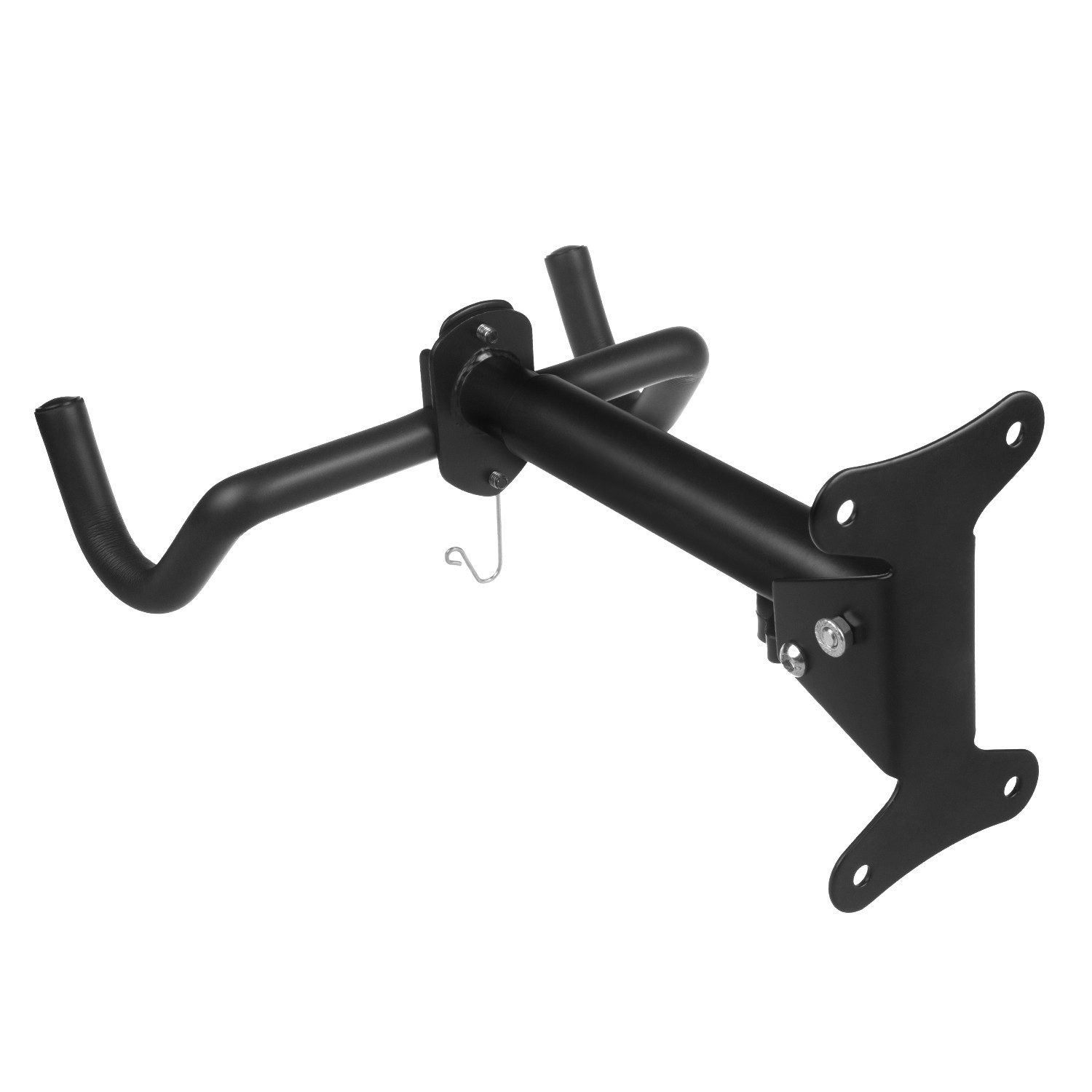 Maclean Fahrradhalter MC-484 verstellbarer Wandfahrradträgerhaken aus Stahl, klappbar (1-tlg), bis 30 kg, platzsparend für Garage, Keller & Wohnung