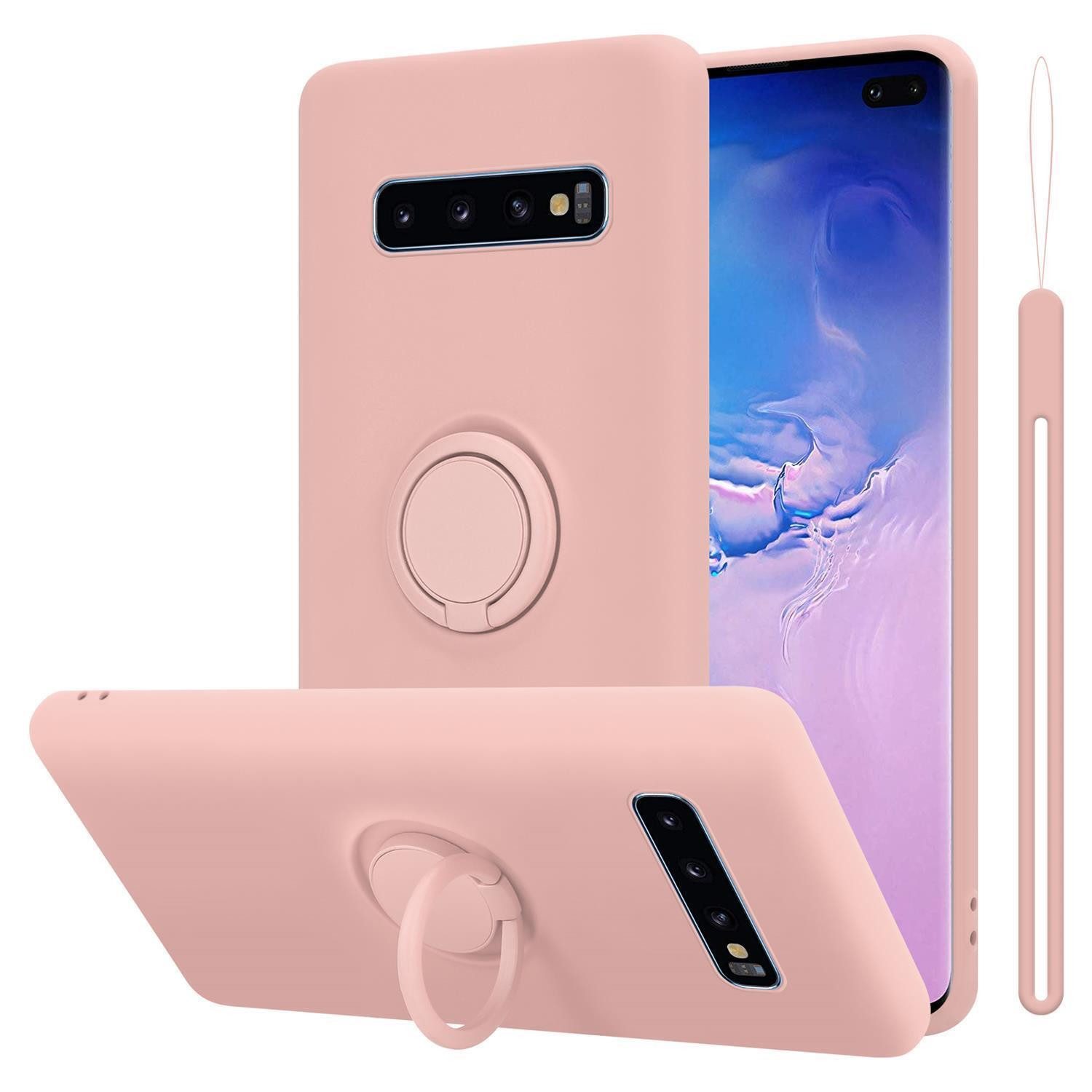 Cadorabo Handyhülle für Samsung Galaxy S10 PLUS Hülle Samsung Galaxy S10 PLUS, Robustes Hard Case - Handy Schutzhülle - Hülle - Back Cover Bumper