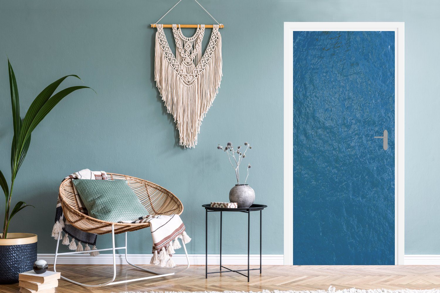 MuchoWow Türtapete Meer - Ozean St), Matt, - Tür, Blau, für Türaufkleber, bedruckt, (1 Fototapete 75x205 cm