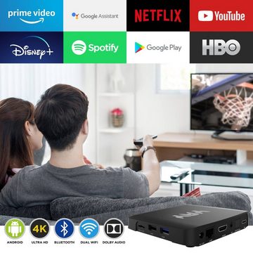 VU+ Streaming-Box YAY GO IP-Receiver 4K UHD, Android 10, Dual-WiFi, LAN