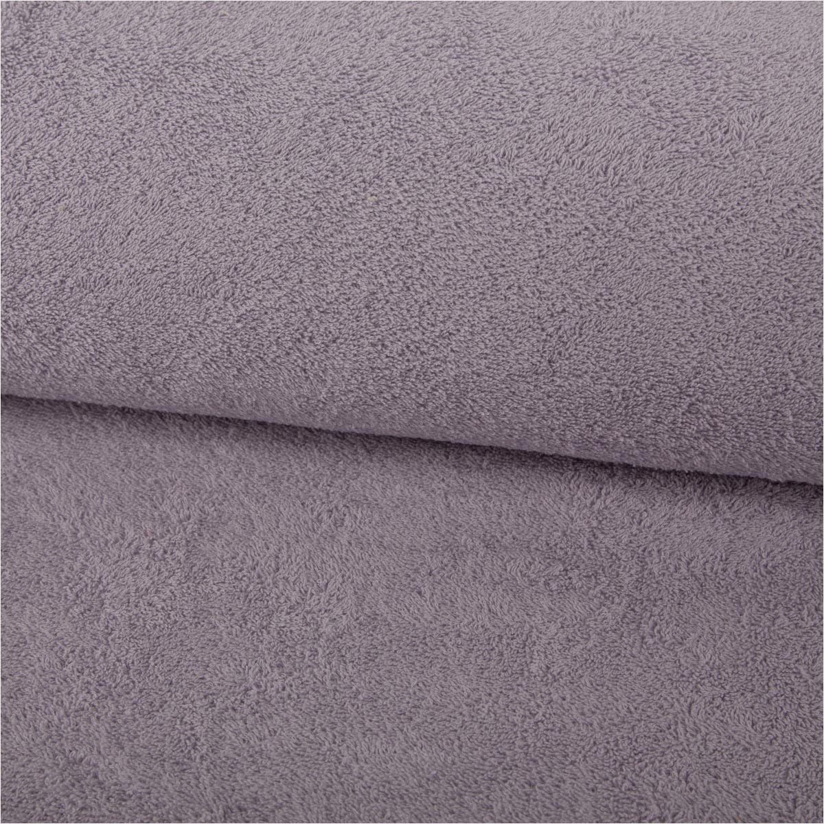 SCHÖNER LEBEN. Stoff Frottee Stoff Baumwolle 340g/qm einfarbig helles lila 1,45m Breite, allergikergeeignet