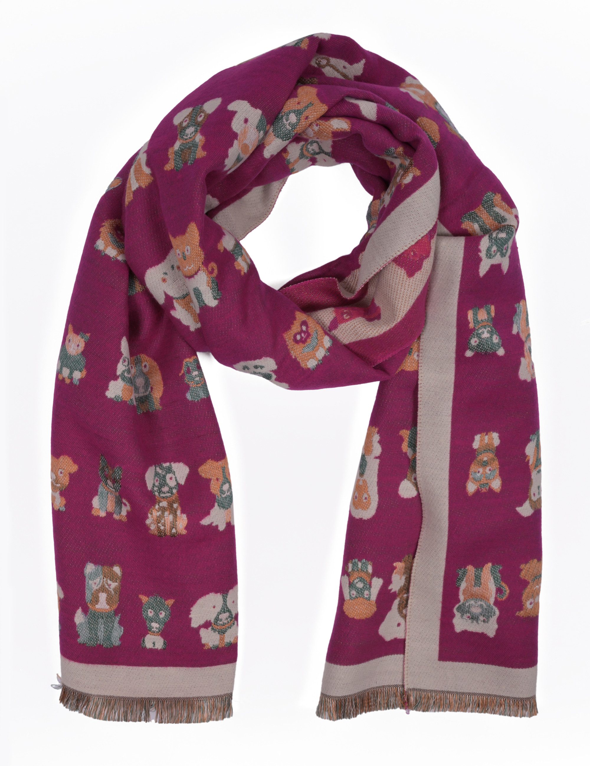 Goodman Design Modetuch Modeschal mit Hunde günstig online kaufen