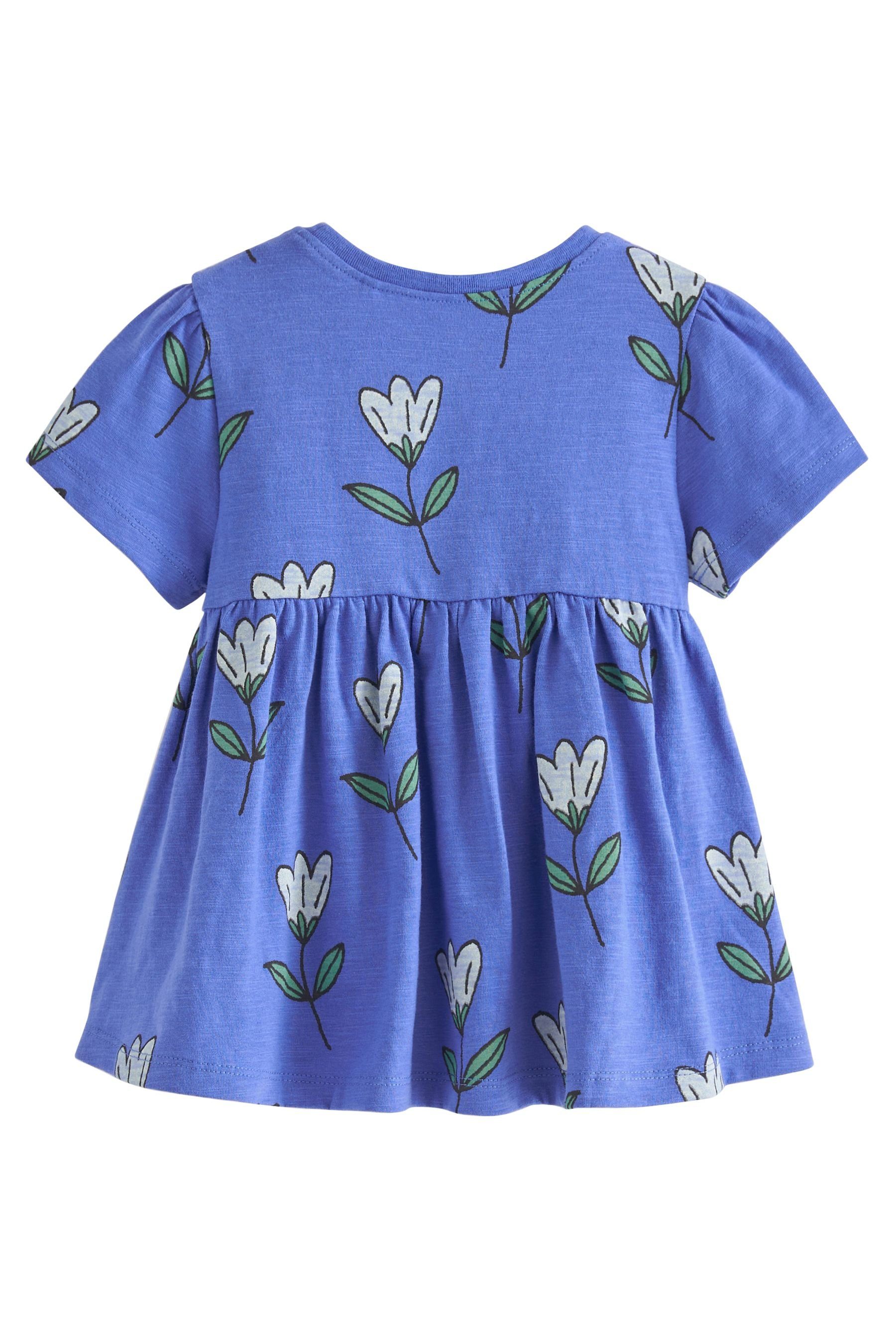 Next T-Shirt T-Shirt (1-tlg) Cobalt Tulip Blue