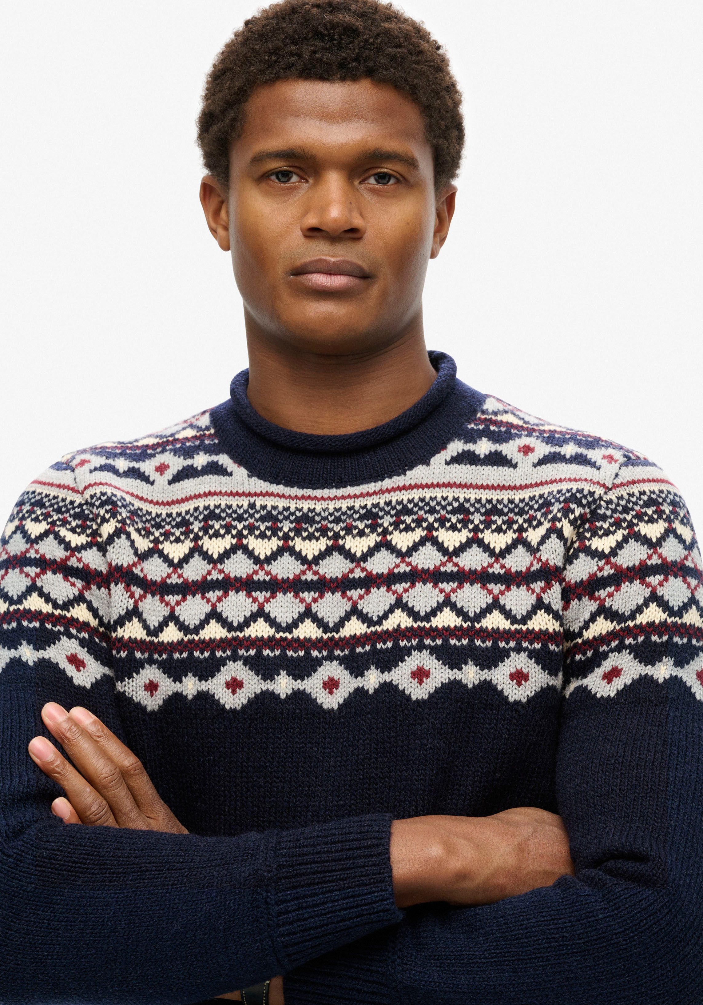 Superdry Rundhalspullover KNIT CREW JUMPER günstig online kaufen