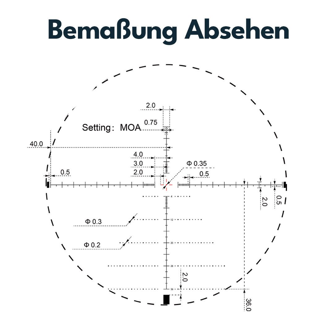 Vector Optics Vector Optics SCFF-56 Sentinel 4-16x44FFP Zielfernrohr (Ideal für Jagd, Sport und Airsoft)