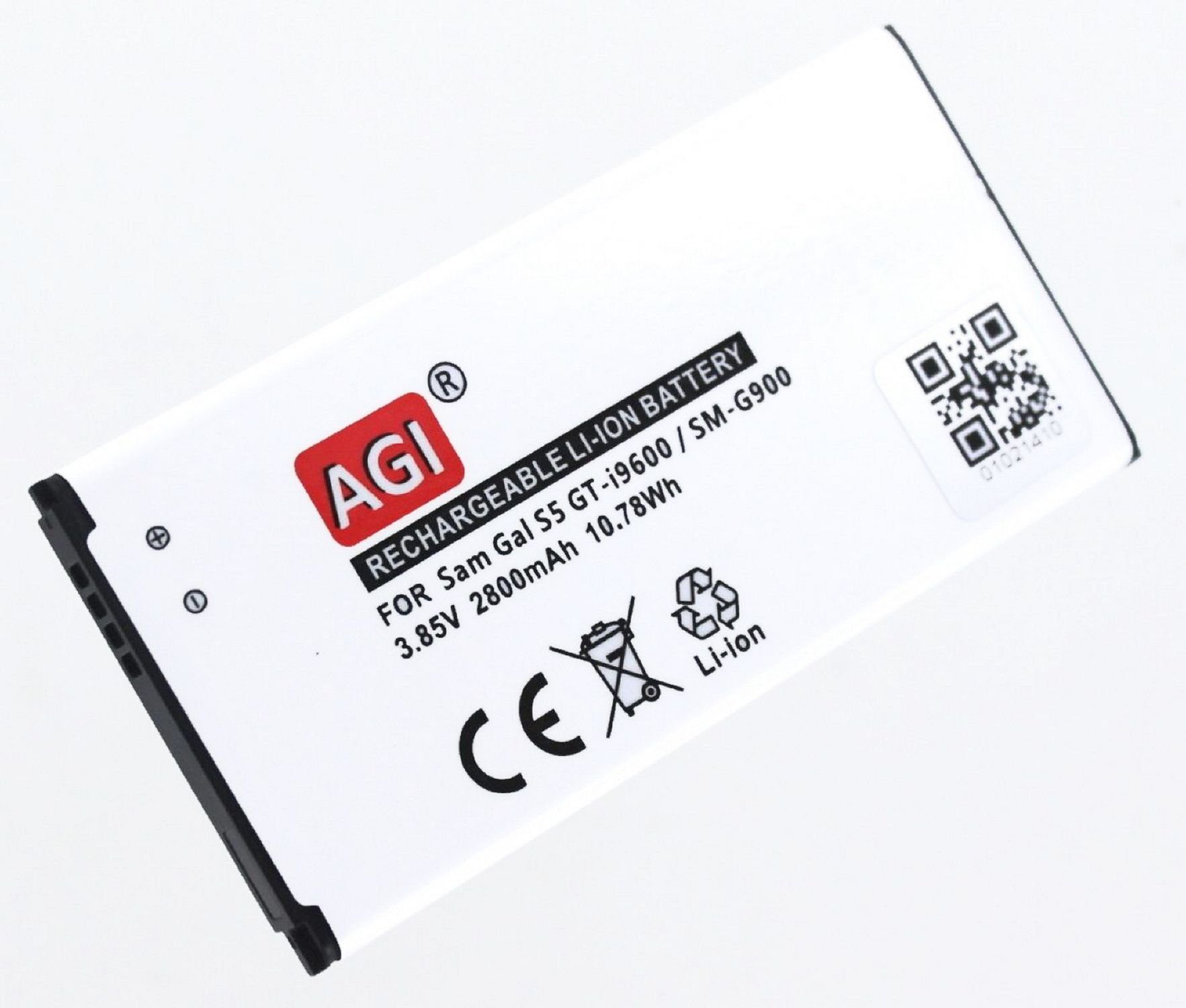 S5, kompatibel mit AGI Samsung Akku GT-I9600 Akku Galaxy SM-G870, Akku