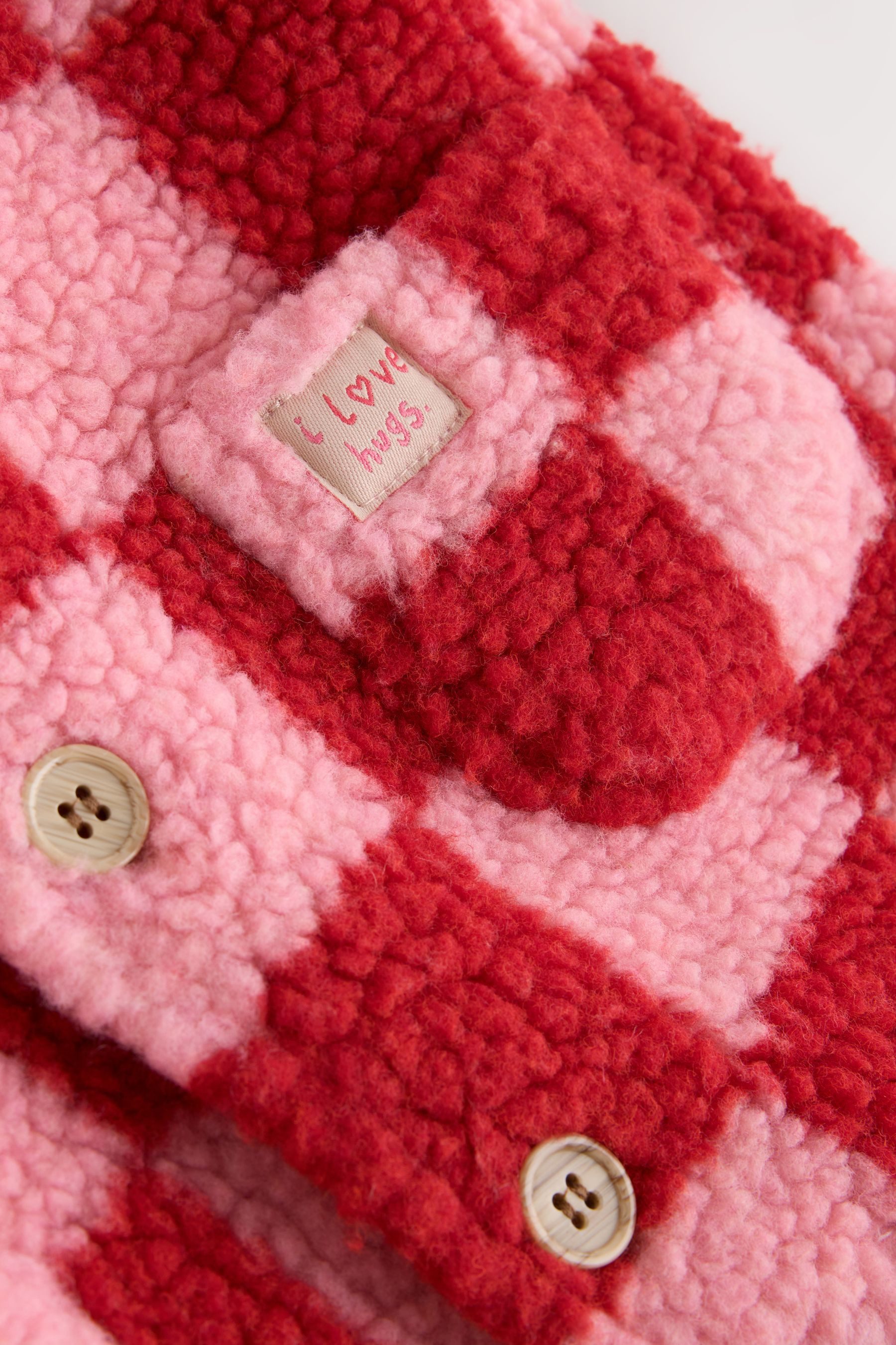 Next Fleeceoverall Baby-Einteiler aus Teddyfell mit Kapuze (1-tlg) – Bild 4 von 5