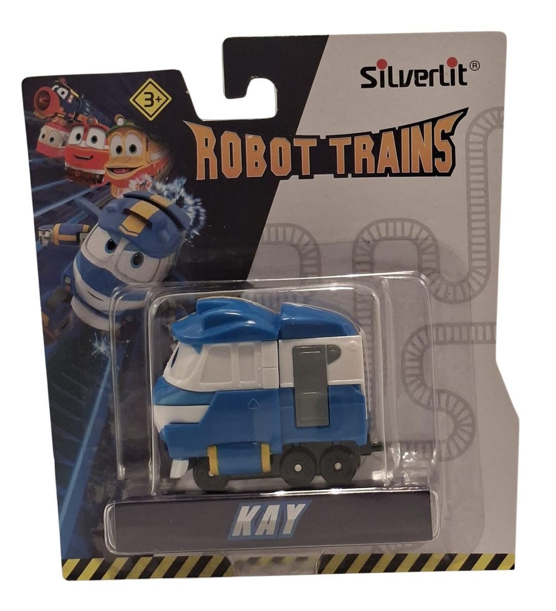 Silverlit Spielzeug-Lokomotive Silverlit Robot Trains Kay Roboter, Die-Cast Roboterzug, Lokomotive