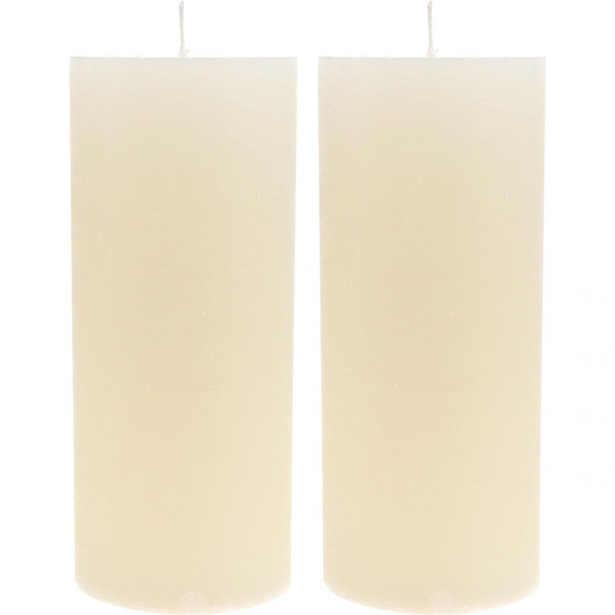 Florists Products Stumpenkerze Elegante Stumpenkerzen für Hochzeits- und Festtagsdekoration, 2 Stück