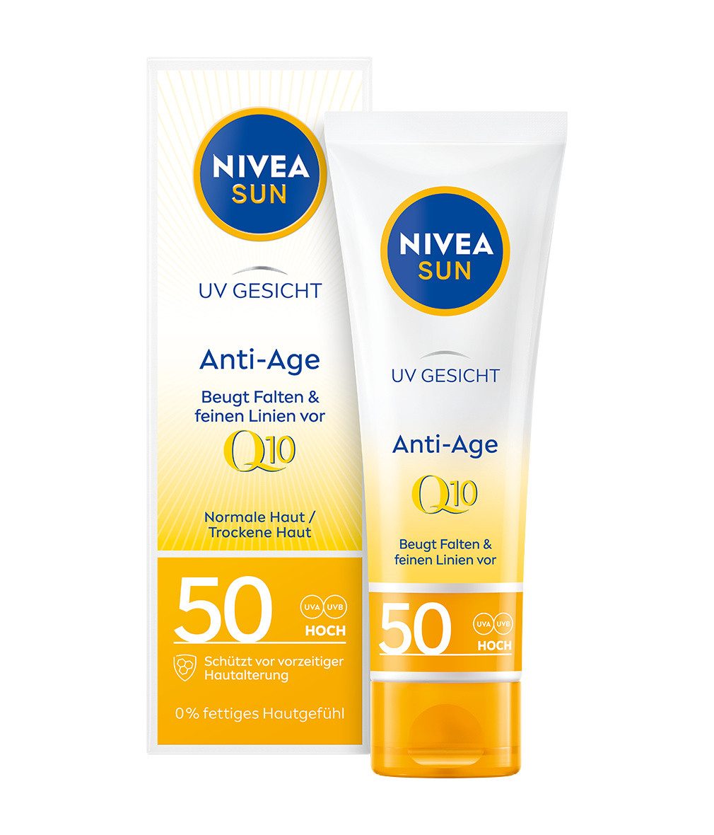 Sonnenschutzcreme UV Face Q10 Anti-Age & Anti-Pigment LSF 50 Sonnenschutz 50ml