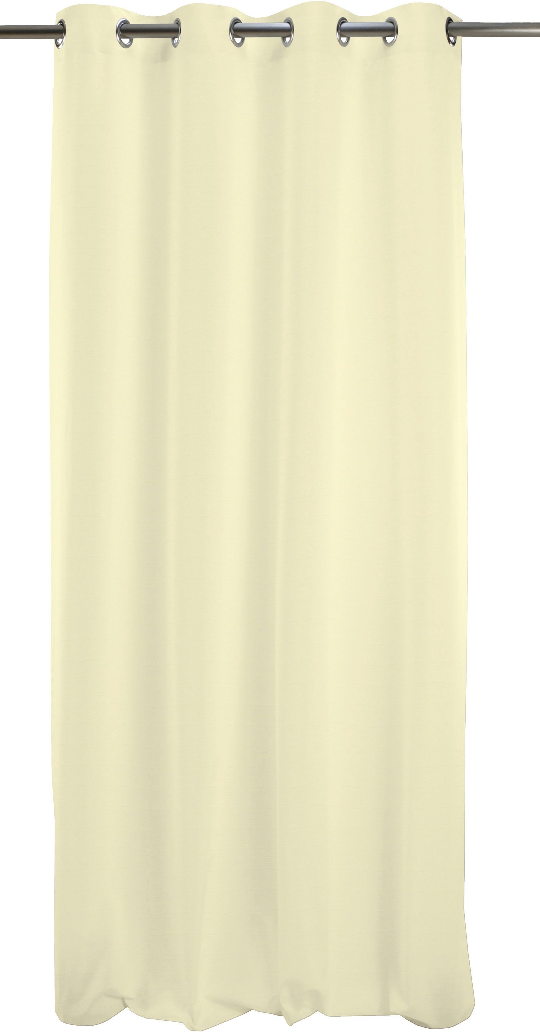 APELT Vorhang 4362 Rips Uni (1 St), Ösen, blickdicht, Jacquard, Wasser- und Schmutzabweisend