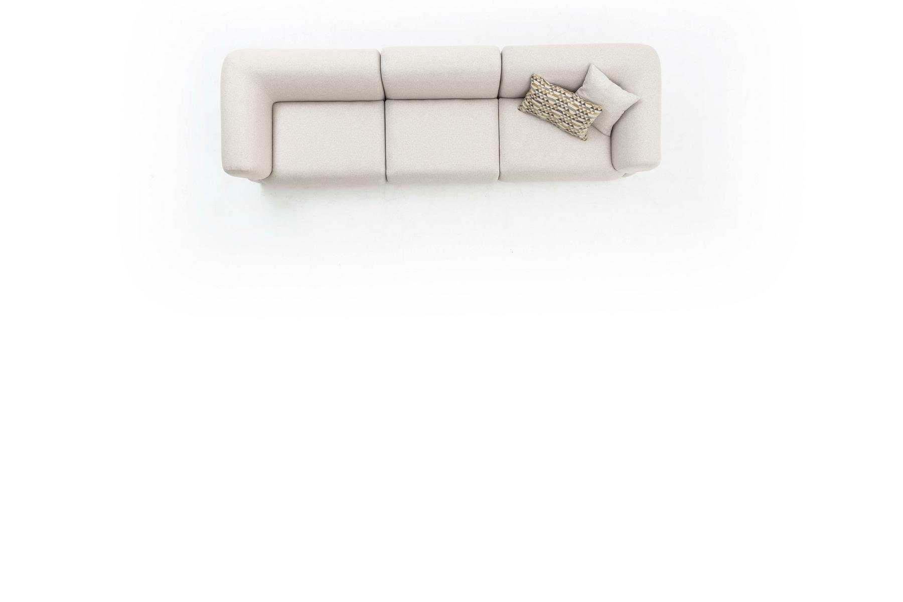in 5 Sofa JVmoebel Big-Sofa Couch Wohnzimmer Made Europe Modern Stil, Luxus Beige Sitzer