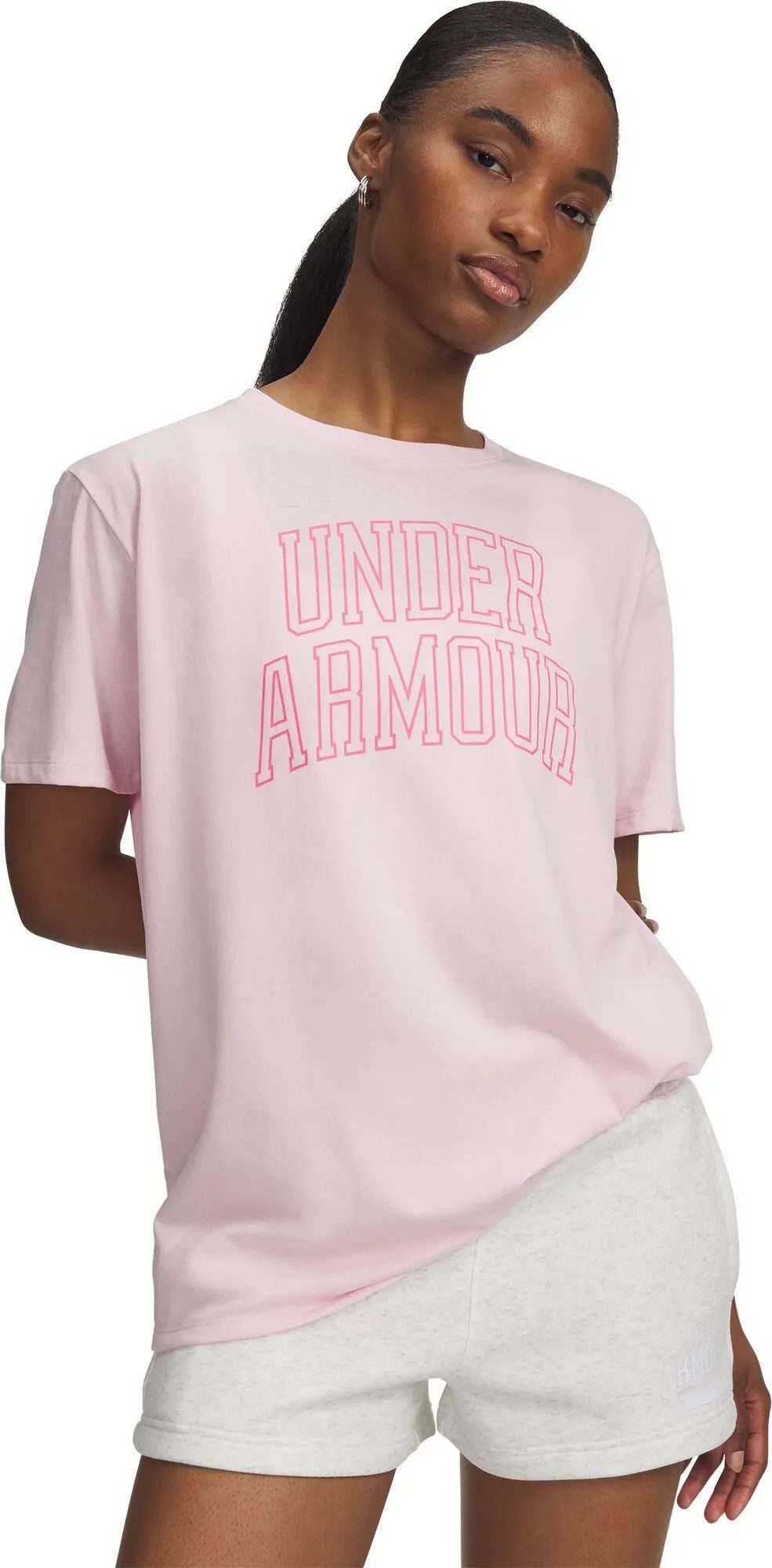 Under Armour® T-Shirt Rival OS Campus Tee-PNK