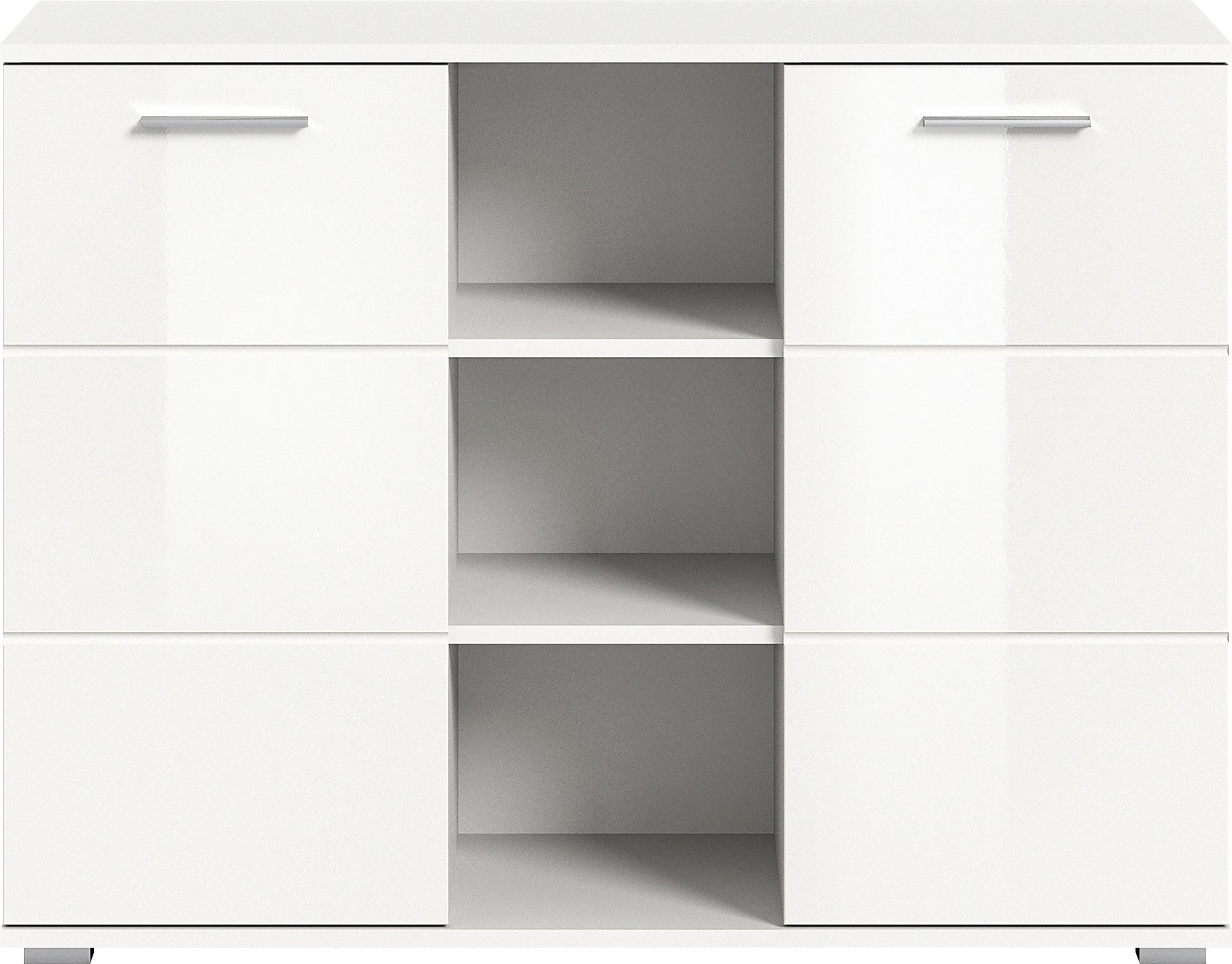 INOSIGN Sideboard "Valge, Breite 110 cm, 2 Türen, 4 verstellbare Böden, 3 o günstig online kaufen