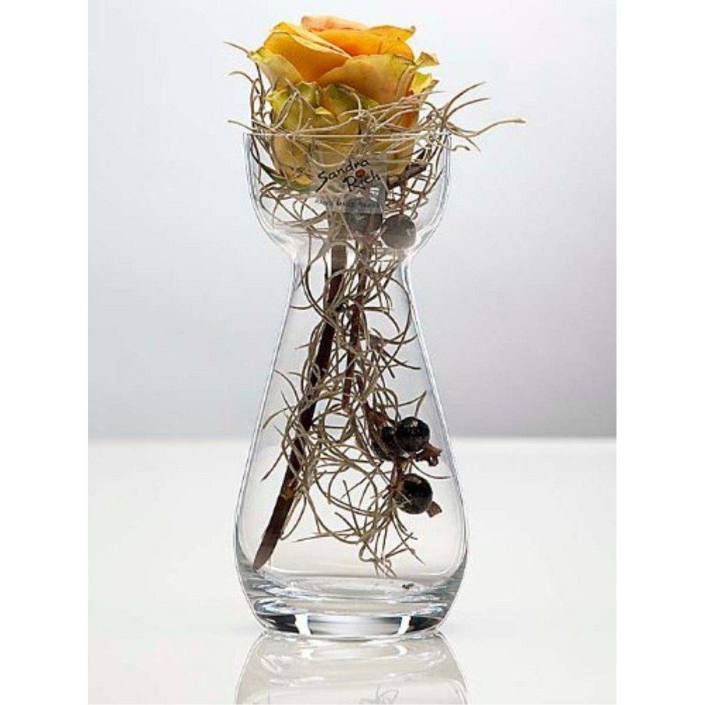 Sandra Rich Dekovase Hyacinth, Transparent H:17cm D:7cm Glas