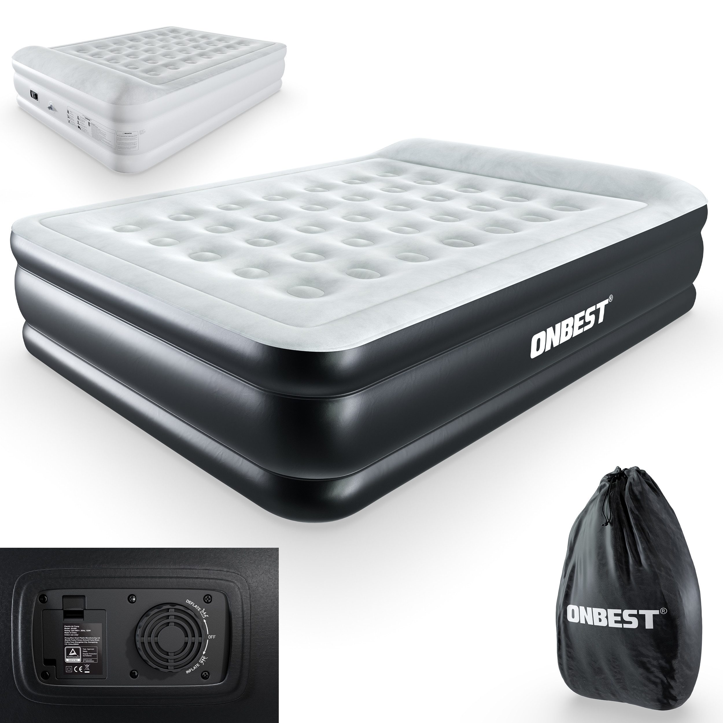 Onbest Luftbett mit elektrischer Luftpumpe und günstig online kaufen