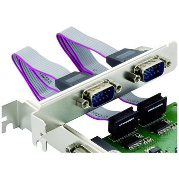 Conceptronic Paralleport & serielle 2-Port PCI-Express-Karte Modulkarte, inkl. Low-Profile Slotblech