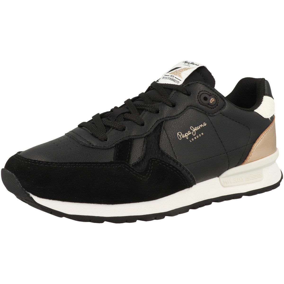 Pepe Jeans Brit Sun Damen Sneaker Turnschuhe, Sportschuhe, Freizeitschuhe, Halbschuhe, Schnürschuhe